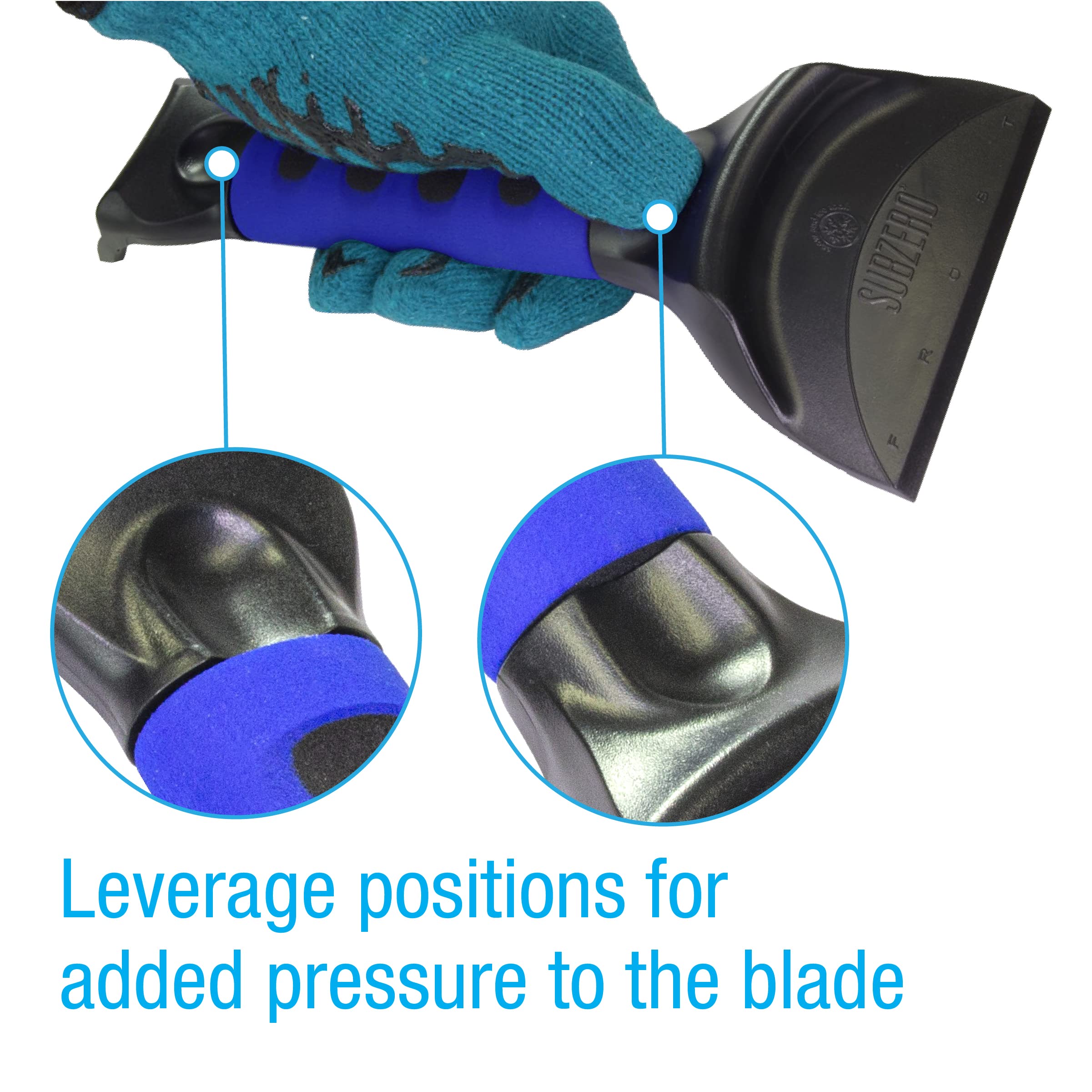Subzero Hopkins 16621 Ice Crusher Ice Scraper (Colors May Vary)