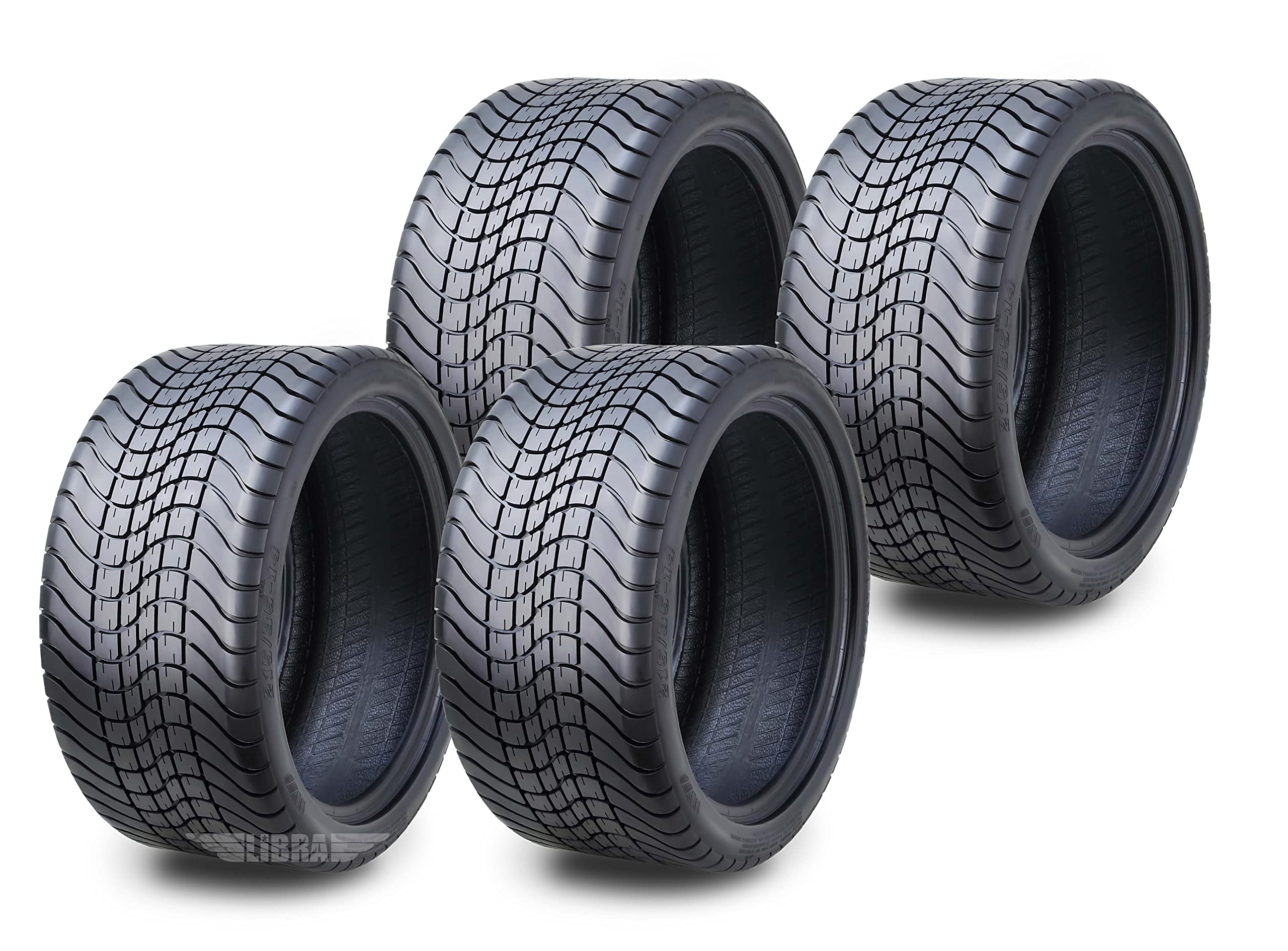 WANDA 215/35-14 Golf Cart ATV Tires 4 Ply 215/35x14 -Set 4-14009