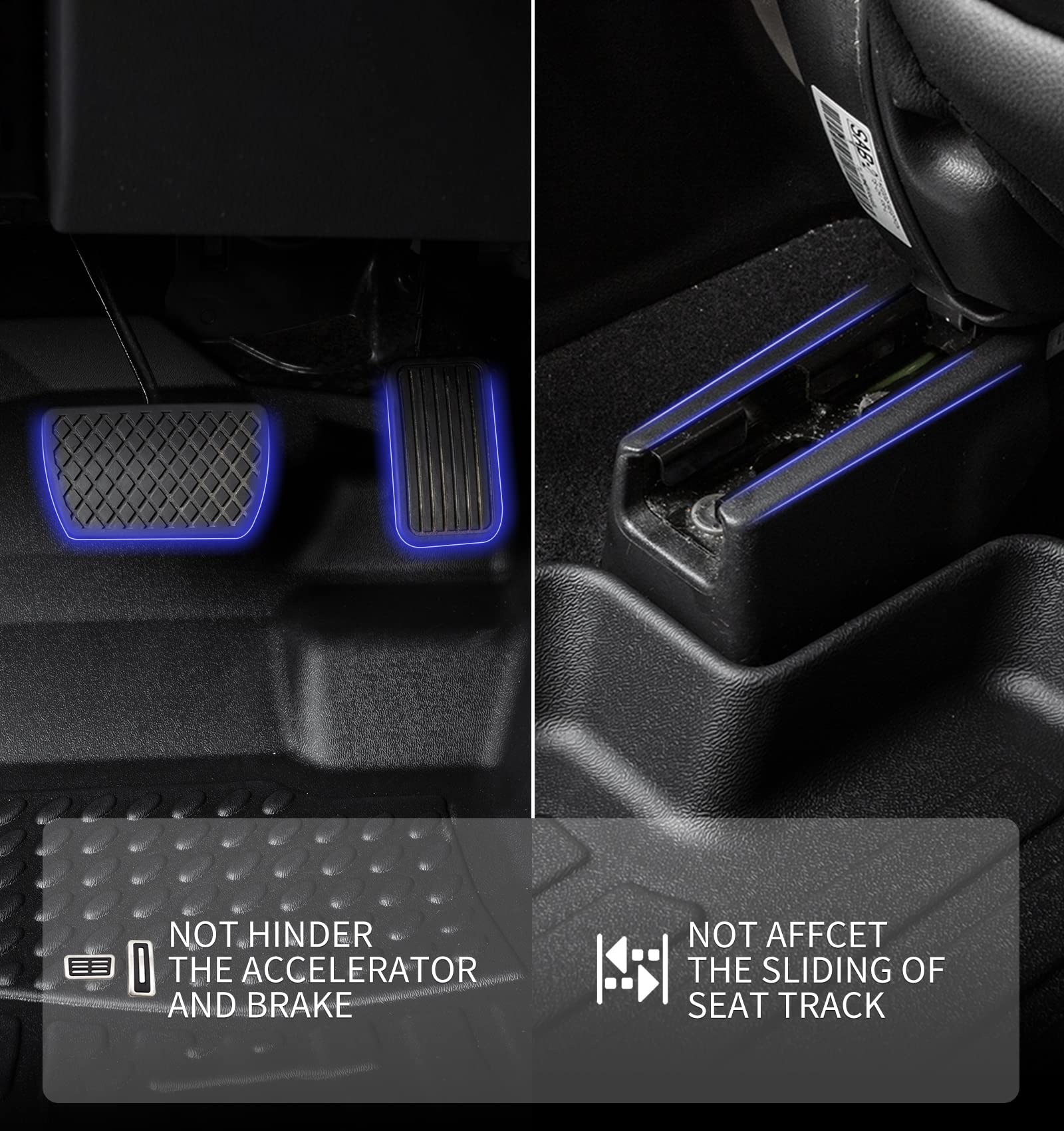 KELCSEECS Floor Mats & Cargo Liner Custom for 2025 2024 2023 2022 2021 2020 Nissan Sentra All Weather Floor Liners Car Mats Carg