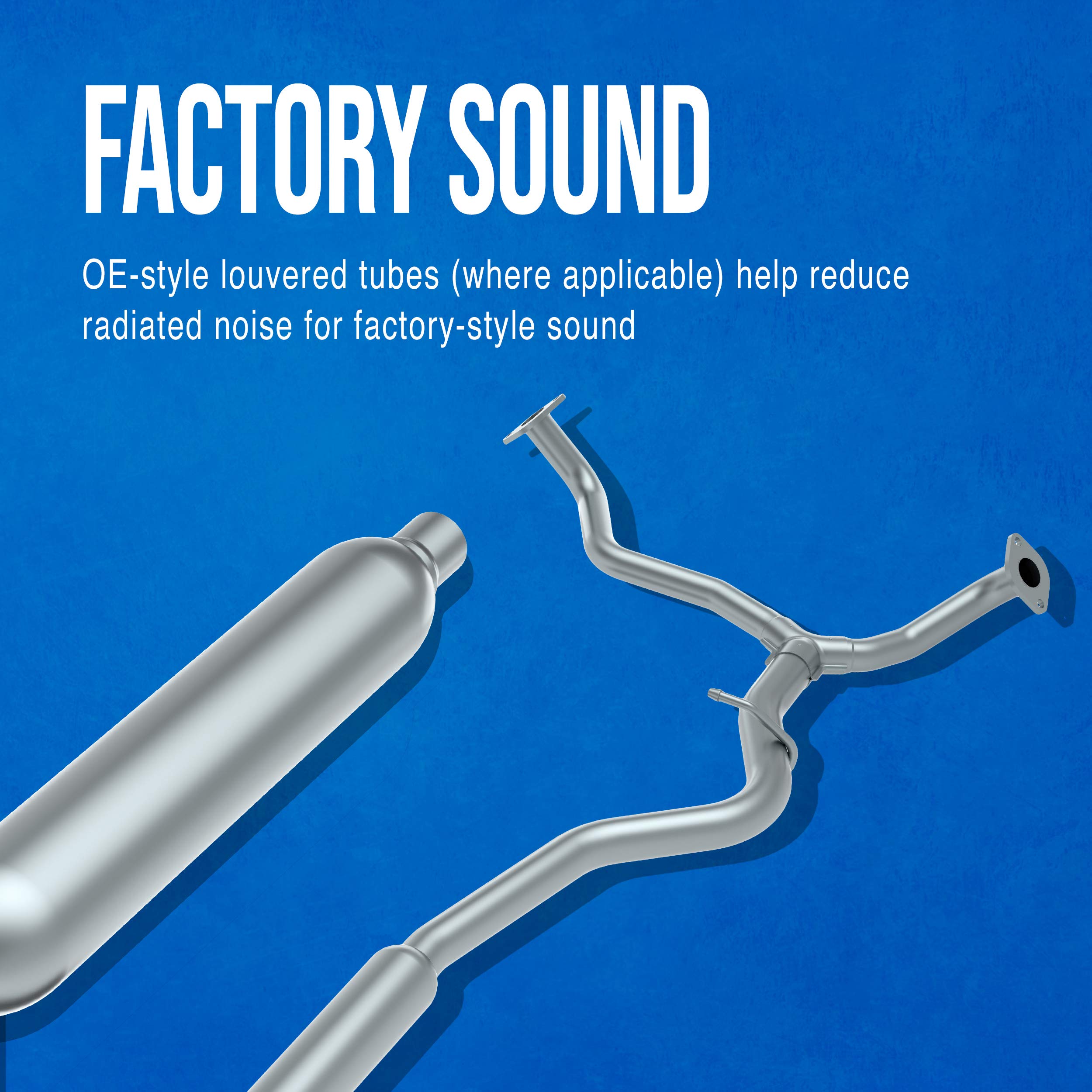 Walker 53744 Direct Fit Exhaust Resonator And Pipe Assembly 1.875 Inlet (Id) For Hyundai Santa Fe