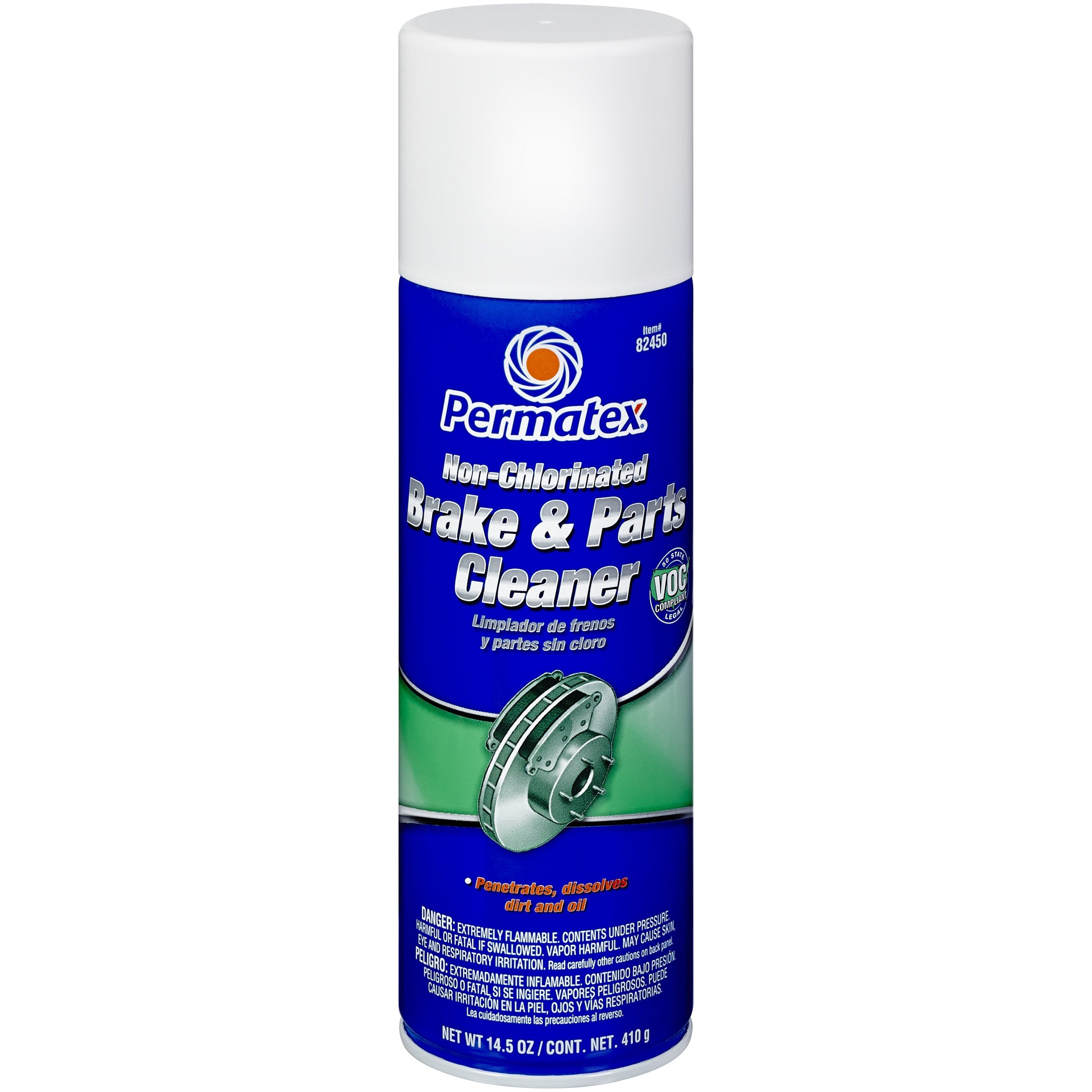 Permatex 82450 Non-Chlorinated Brake and Parts Cleaner, 14.5 oz.