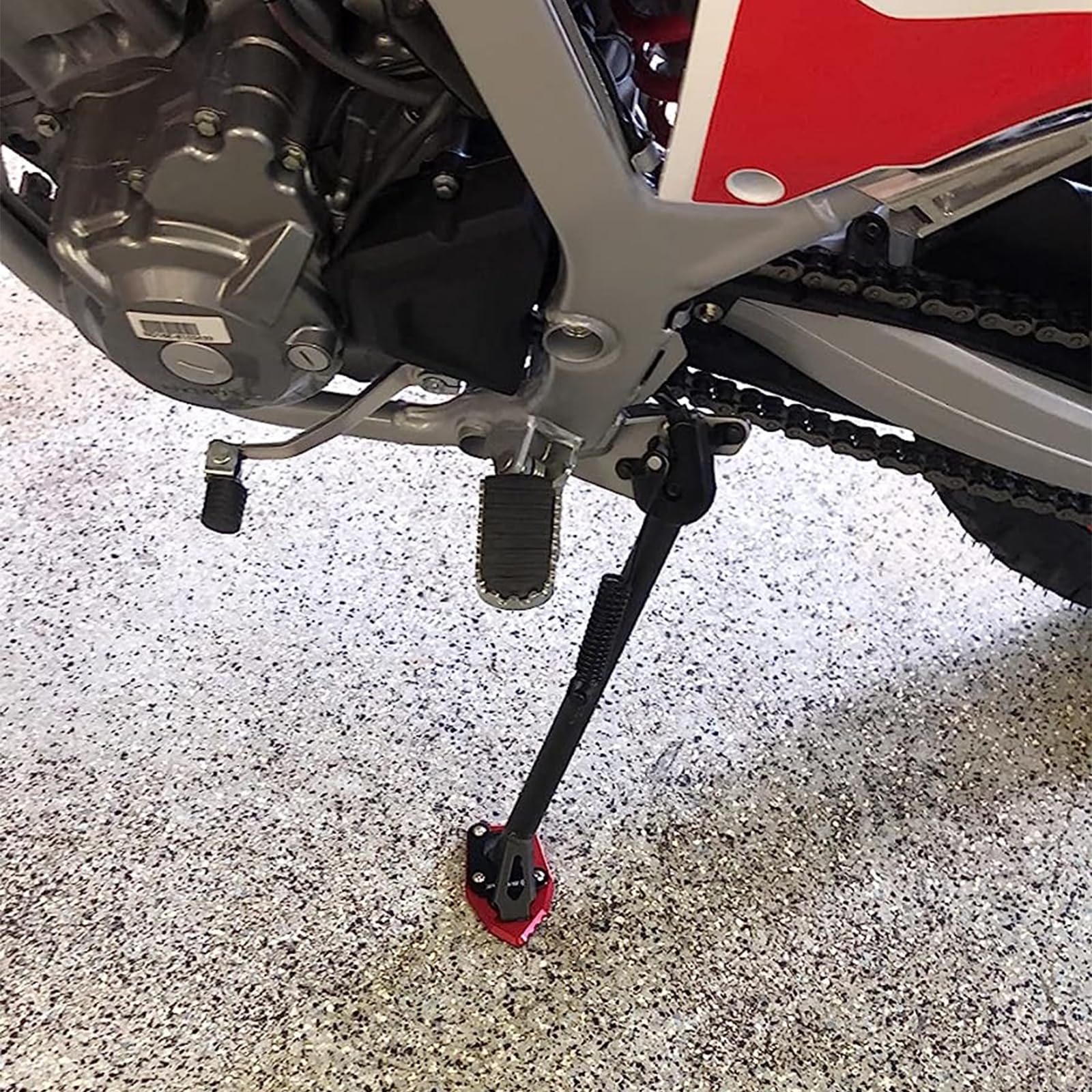 BAIONE Kickstand Extension Pad Replacement for Honda CRF300L CRF 300L Rally 2021 2022 Motorcycle Side Stand Foot Enlarger Plate