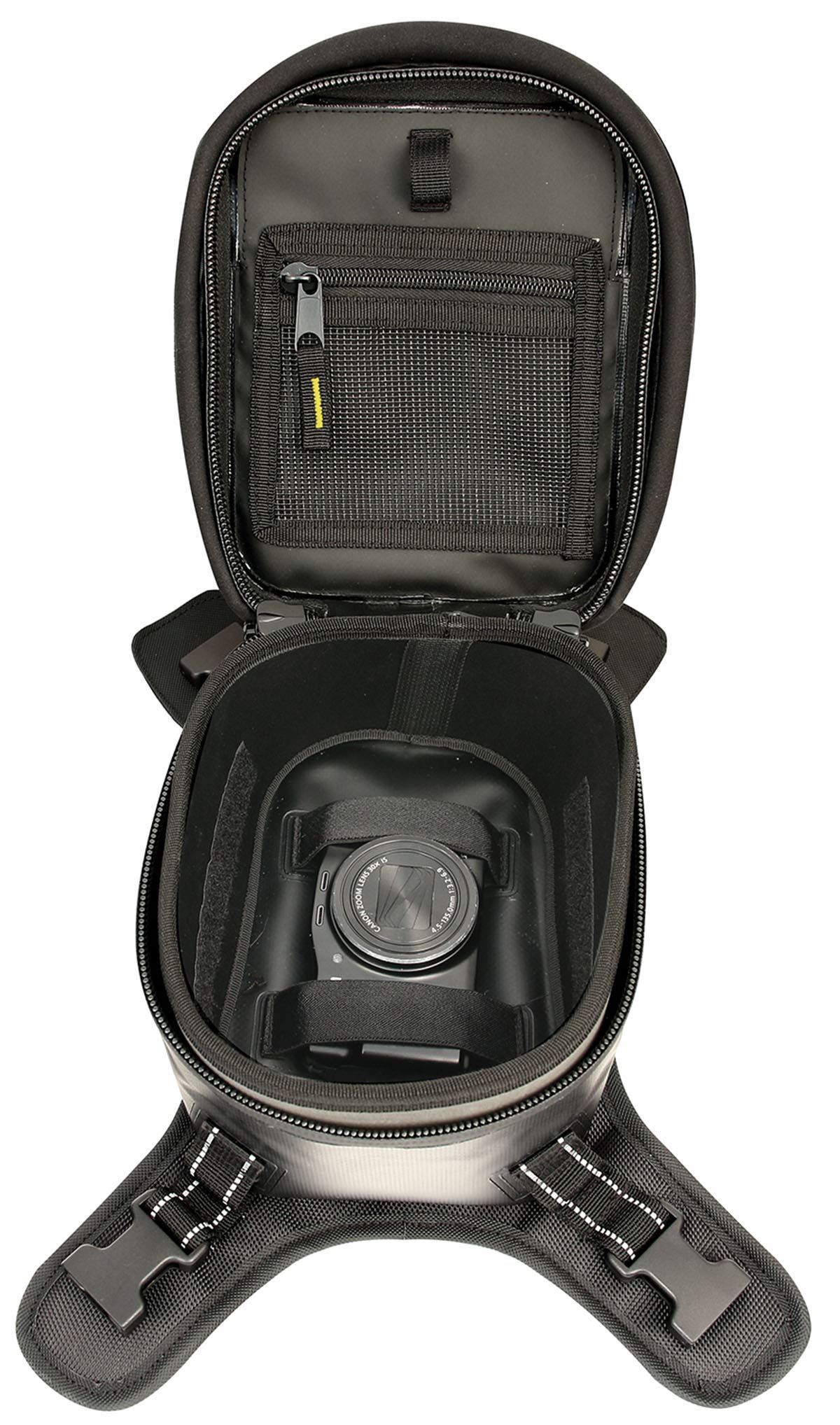 Nelson Rigg Waterproof Hurricane Tank Bag for Dual Sport/Enduro, Black/Grey, PVC Tarpaulin, Model SE-3060