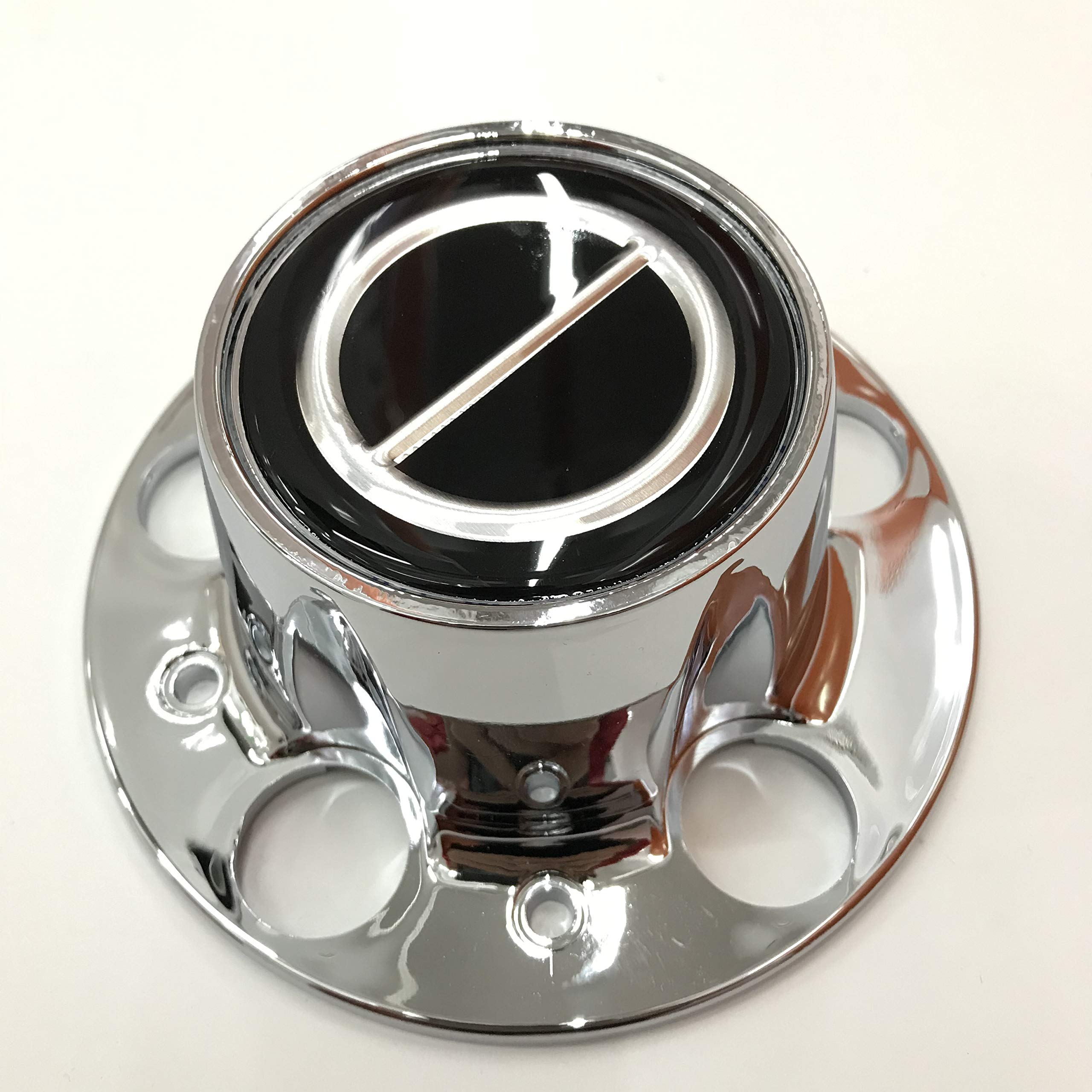 PPCovers 4PCS Chrome Wheel Center Cap Hub Caps for Ranger Bronco II, Black, Model F15002-BK, Durable ABS Material