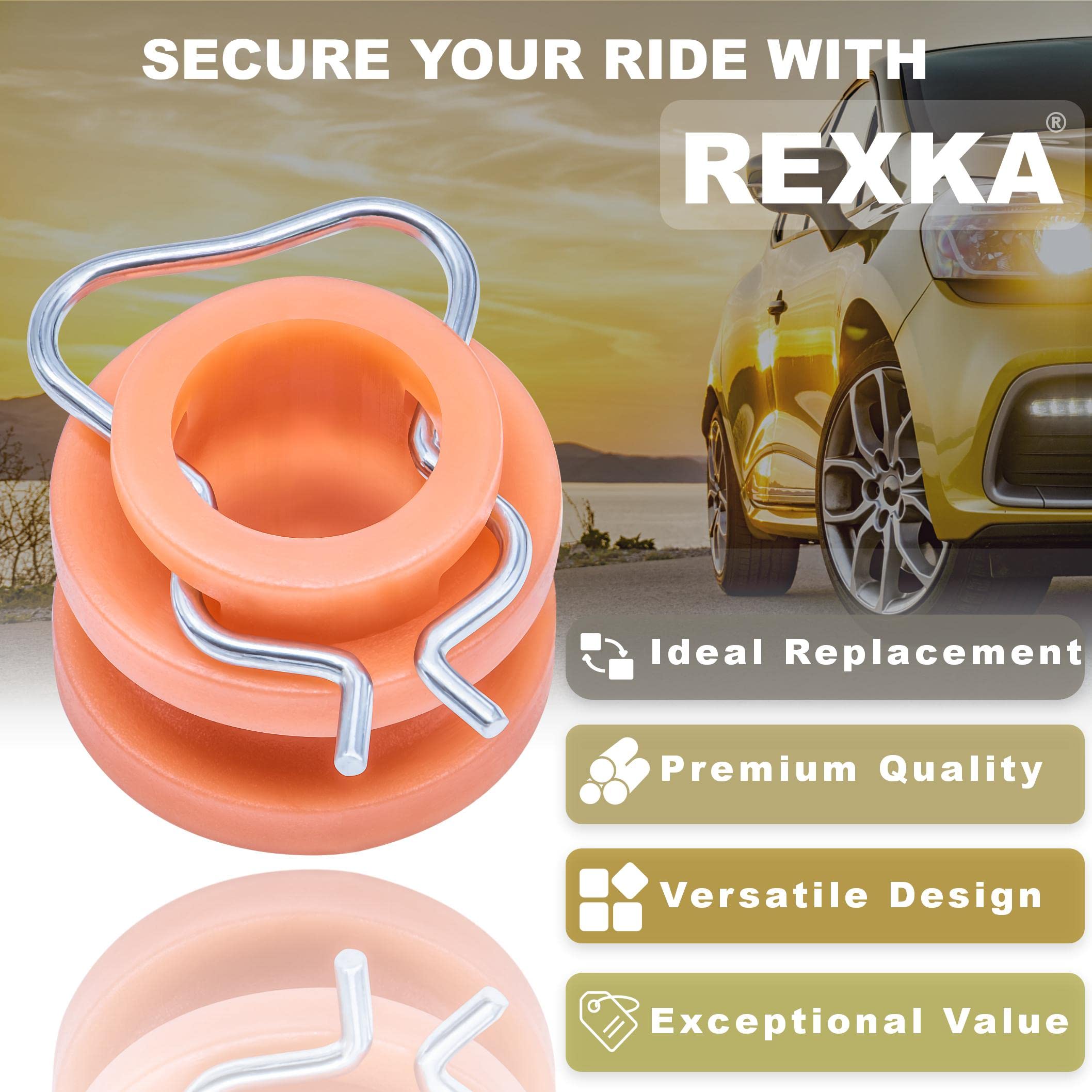 Rexka 20Pcs Window Regulator Roller For Ford C0Ab-6423240-B Edsel Mercury Mustang Falcon F-Series Truck Comet Bronco