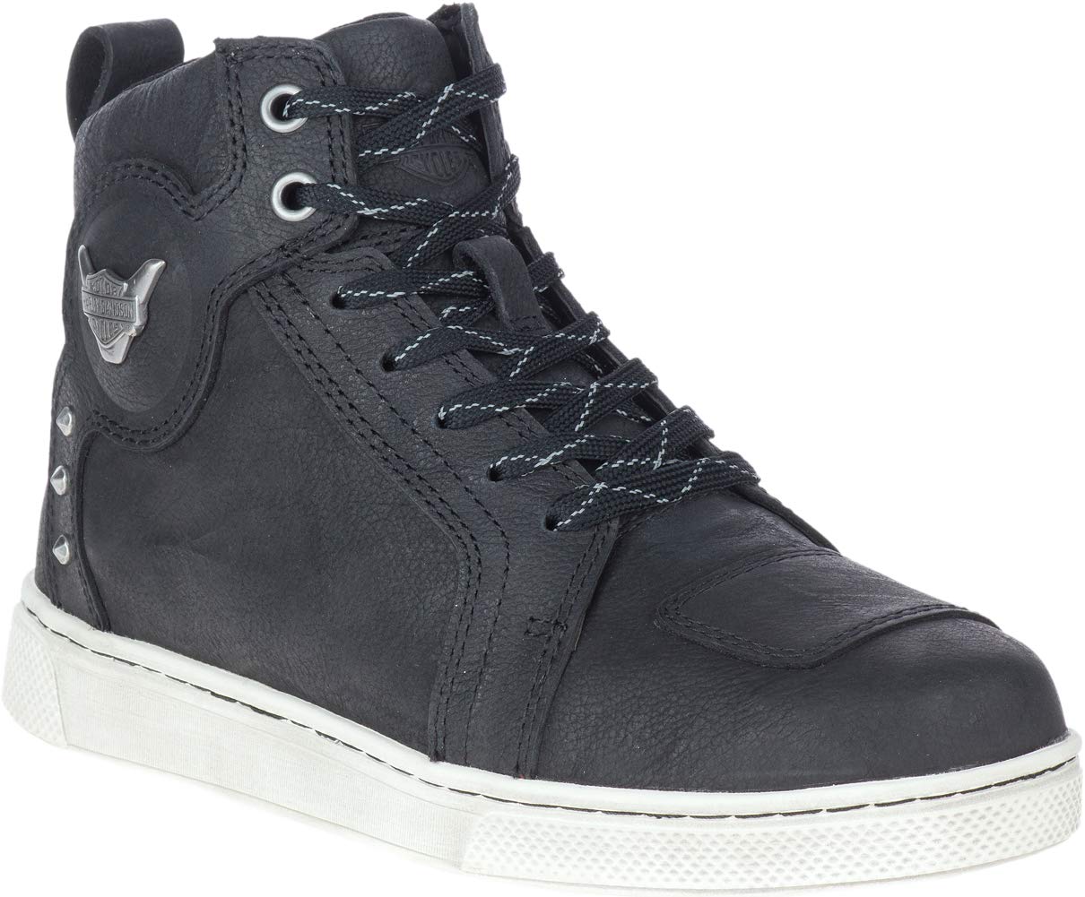 Harley-Davidson Footwear Women'S Bateman 4 Metal Motorcycle Boot, Black, 6.5