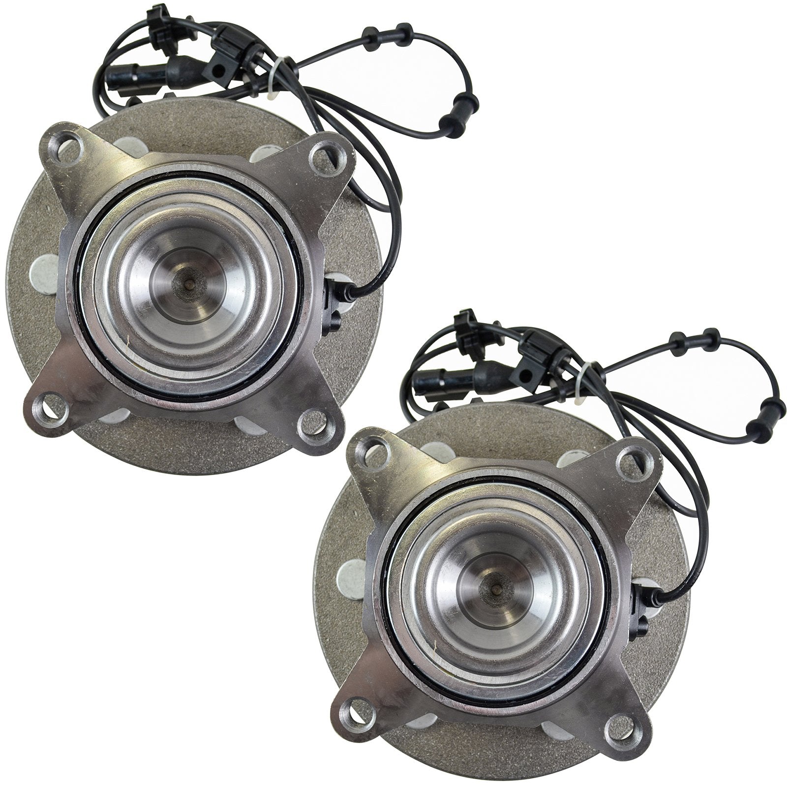 Trq Front Wheel Hub Bearings Assembly Set Compatible With 2002-2006 Ford Expedition Lincoln Navigator
