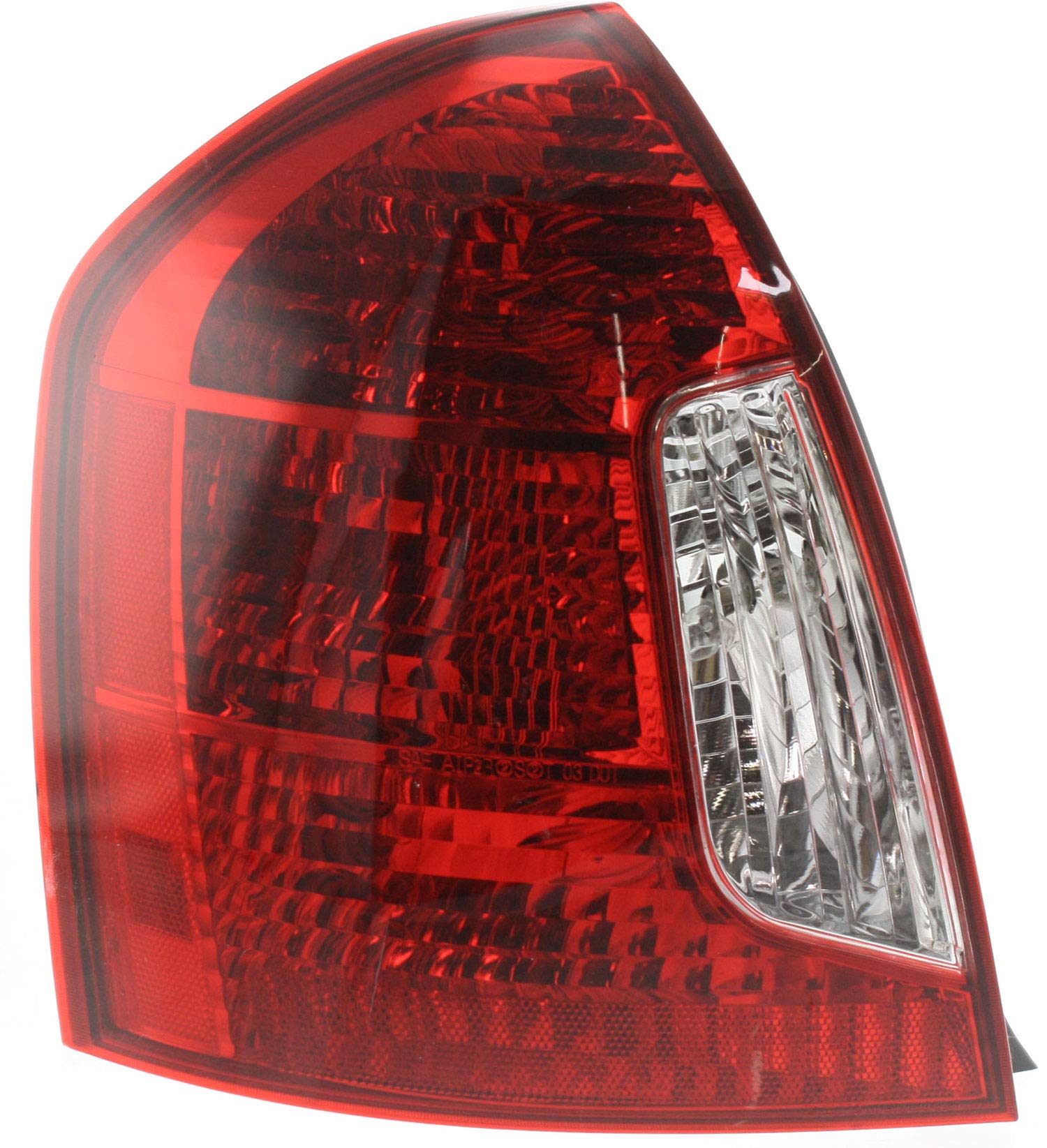 Evan Fischer Driver Side Tail Light Compatible with 2006-2011 Hyundai Accent - HY2800136