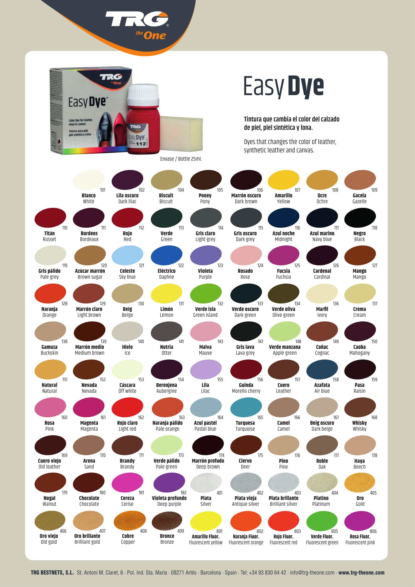 Trg Easy Dye For Leather And Canvas Shoes And Accessories (156 - Morello Cherry)