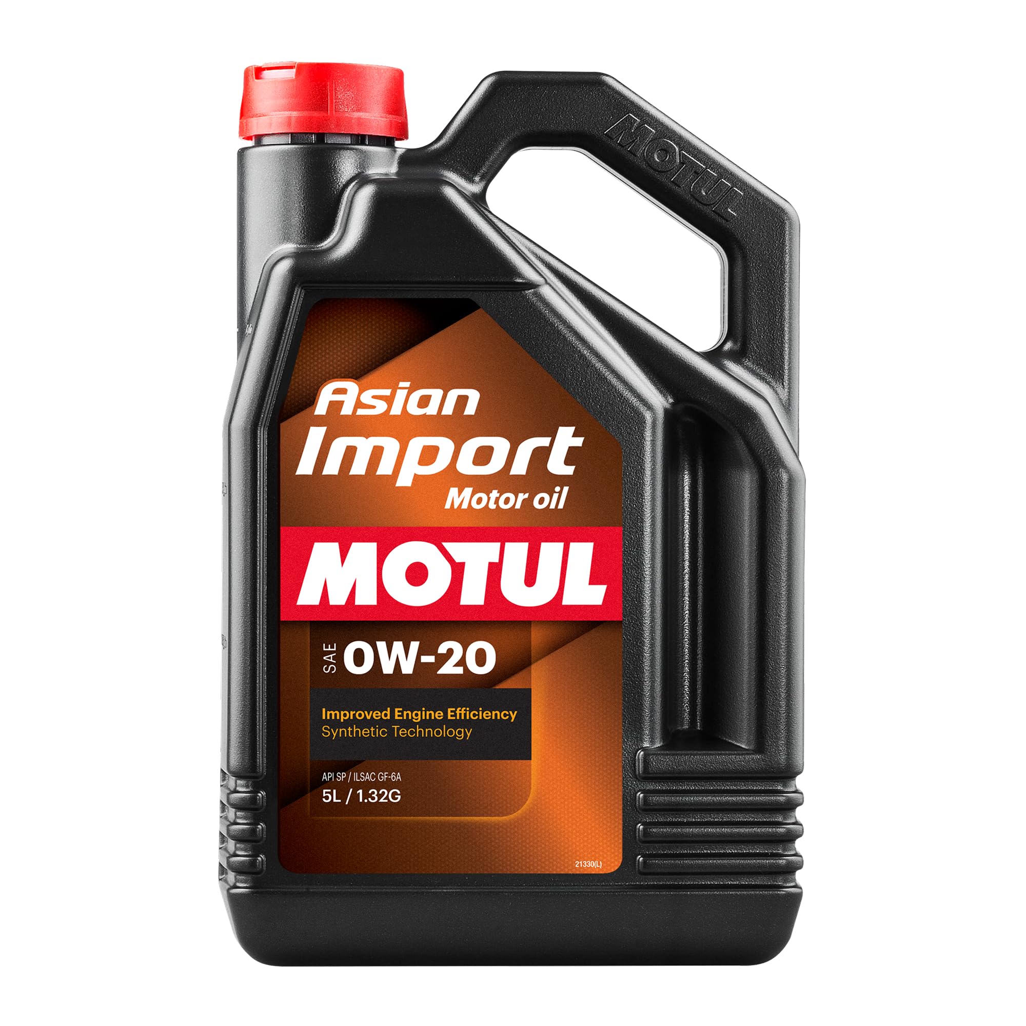 Motul Asian Import 0W20 Synthetic Oil | API SP, ILSAC GF-6A | Supports Fuel Efficiency and Long-Term Engine Protection | Compati
