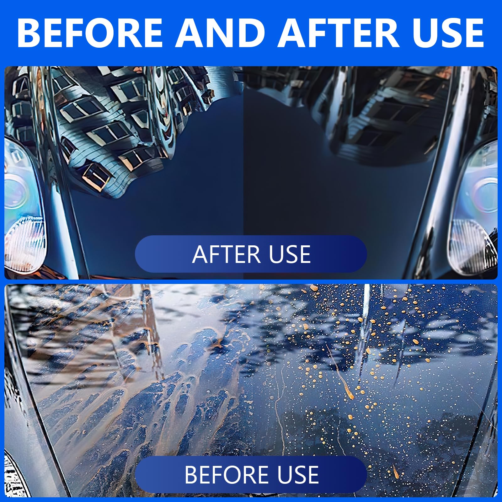 Rednow Sopami Car Coating Spray - Quick Effect Wax Polish, 1 Fl Oz, Includes Sponge & Cloth, Model SOQCDM