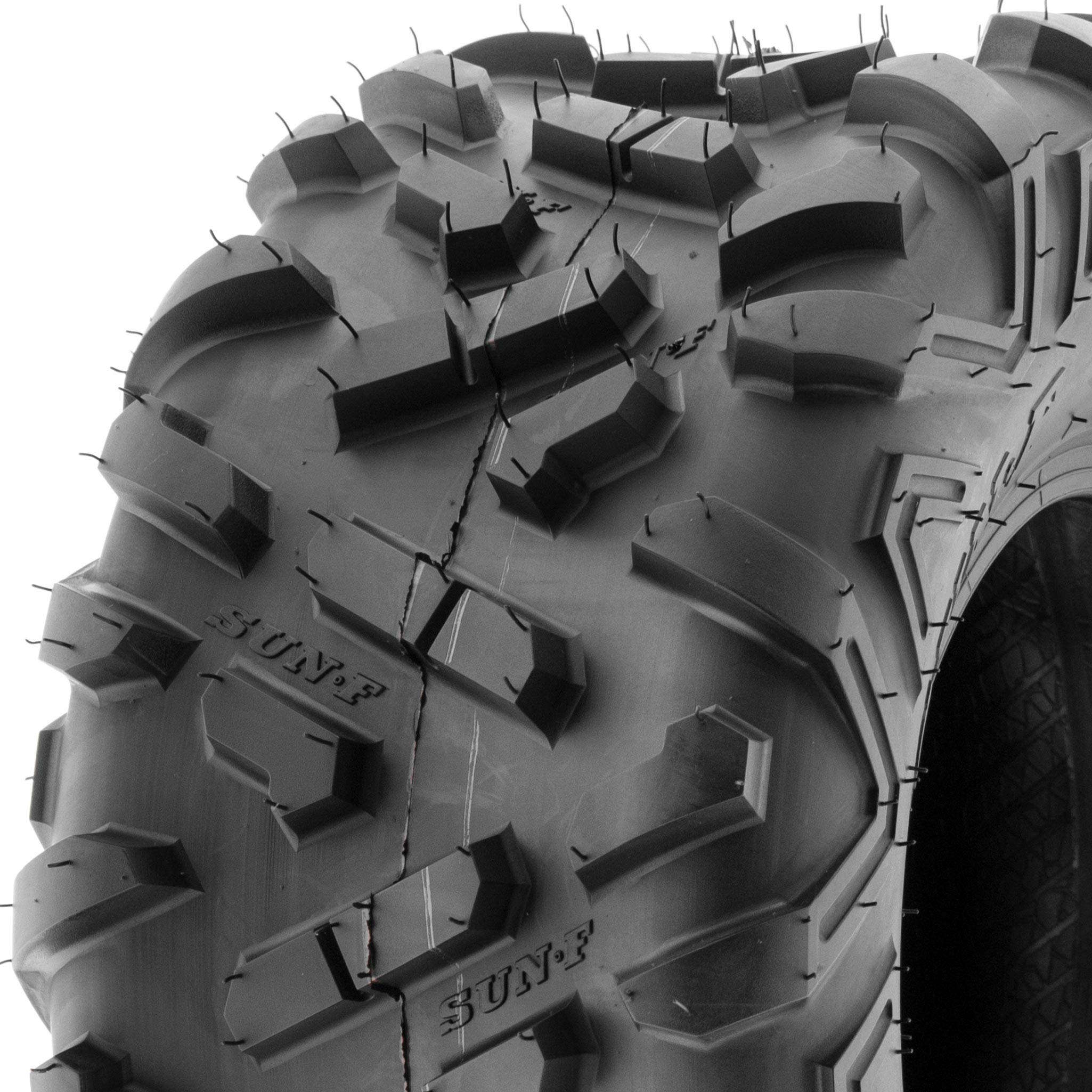 Set of 2 SunF Power.II 16x8-7 ATV & Go-Kart Off-Road Tires, All-Terrain, 6 PR, Tubeless A051