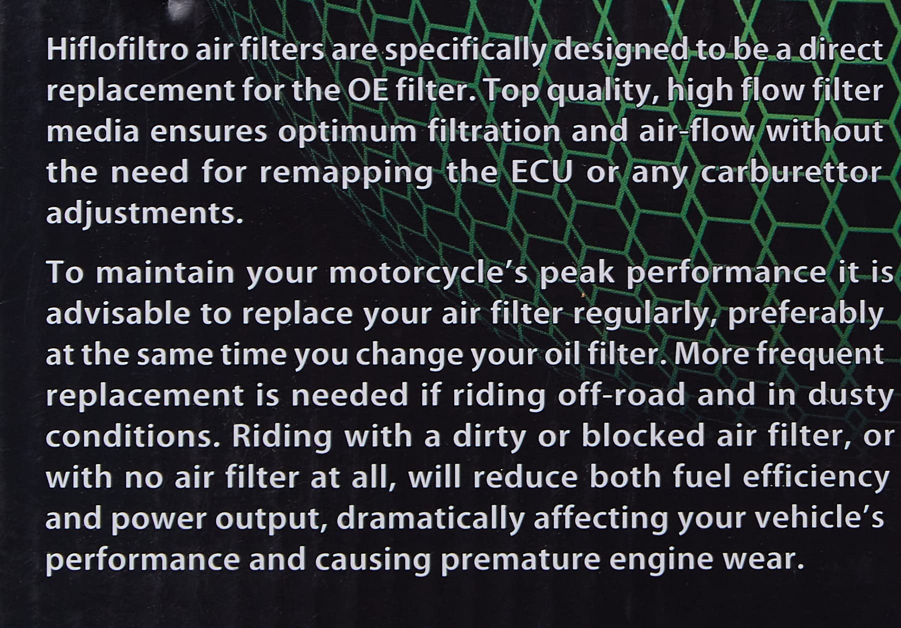 Hiflofiltro Hfa1602 Premium Oe Replacement Air Filter