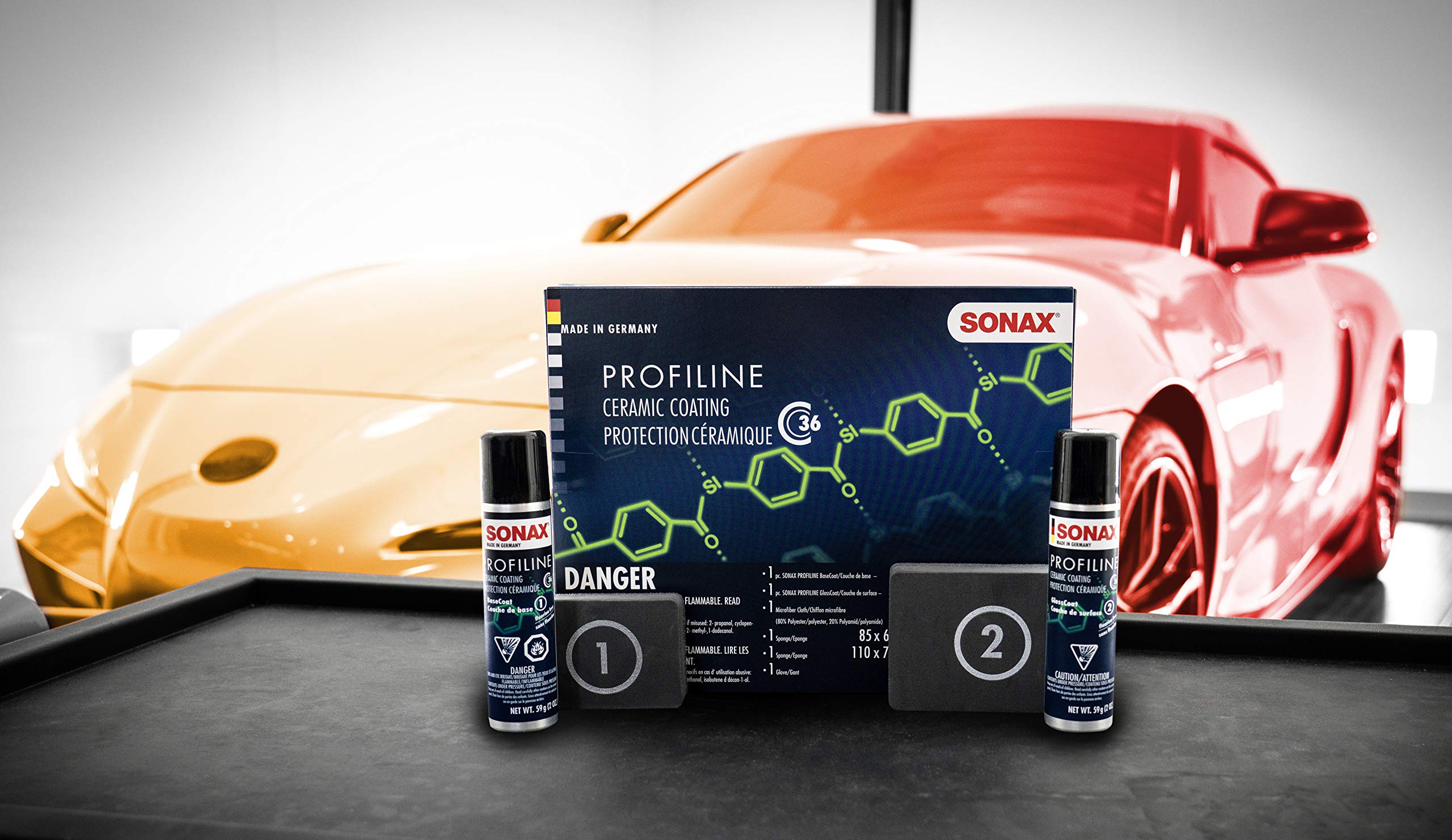 SONAX Ceramic Coating CC36, 1 Count, Black, Premium Ceramic Protection for Vehicles