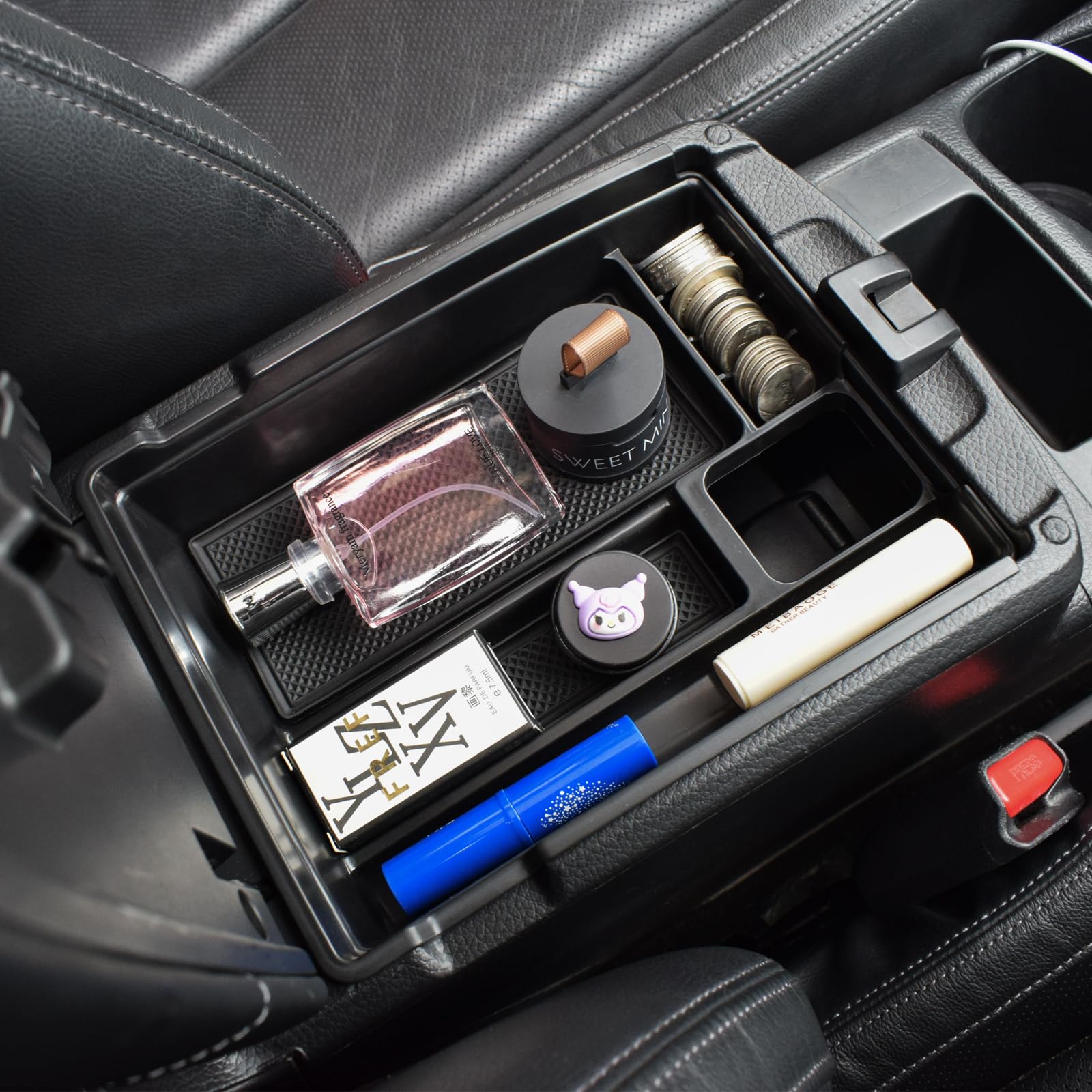 HGWEI Center Console Organizer Tray Compatible with Nissan Rogue 2014-2020 / Rogue Sport 2017-2022 / Murano 2015-2024 Interior A