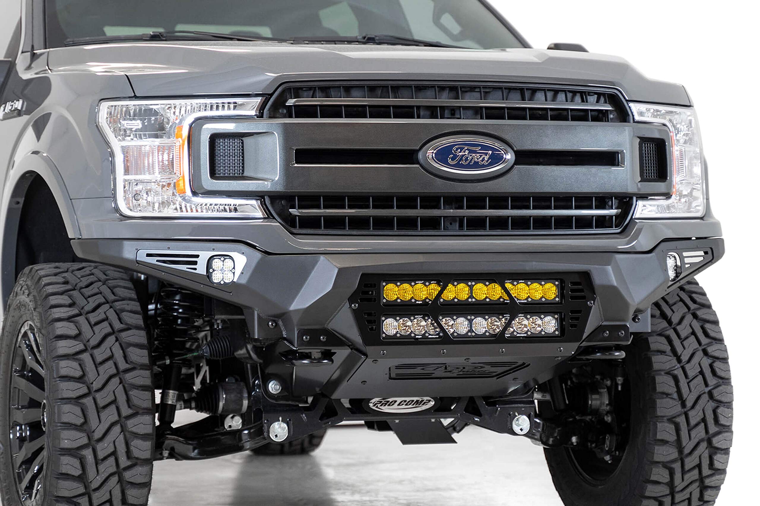 2018-2020 Ford F-150 Bomber Front Bumper | Dual 20' Light Bars | Heritage