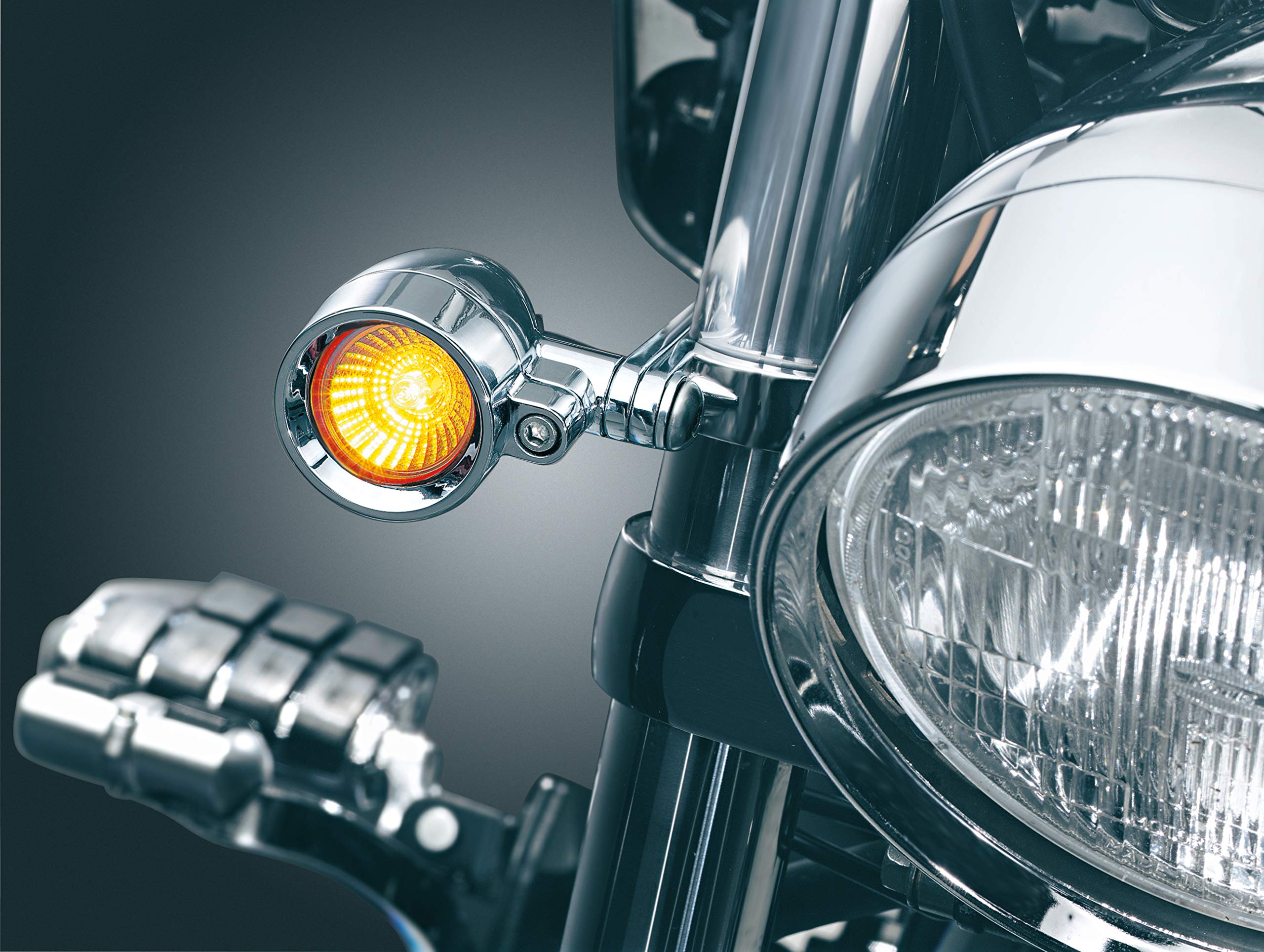 Kuryakyn 4017 Motorcycle Lighting Hardware Component: P-Clamp With 5/16'' Mounting Hole, Universal Fit For 1-1/2'' Or 1-5/8'' Di