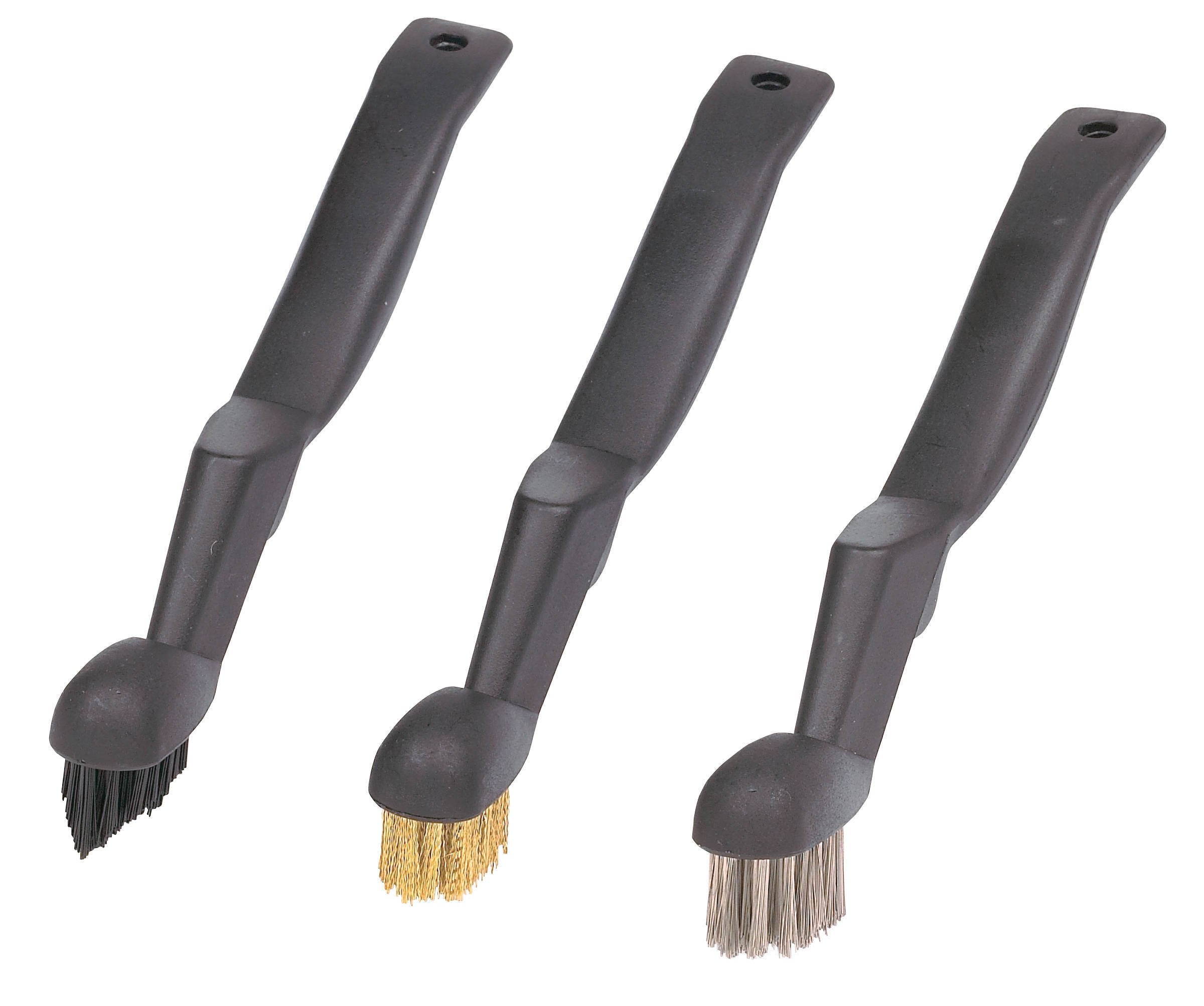Carrand 92004 Grip Tech Deluxe Detail Brush Black 8 In