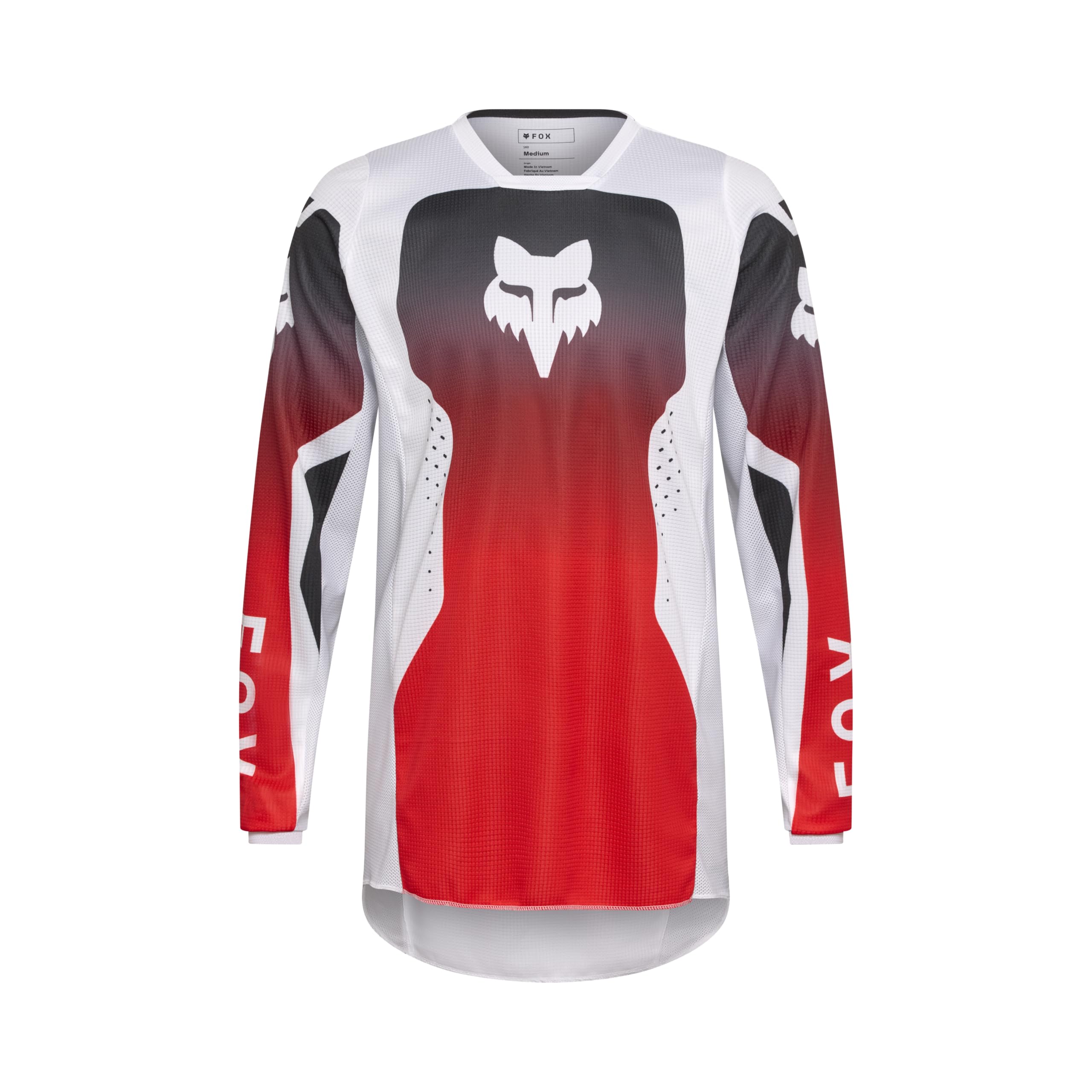 Fox Racing Mens 180 Shield Motocross Dirt Bike Jersey, Fluorescent Red, Medium