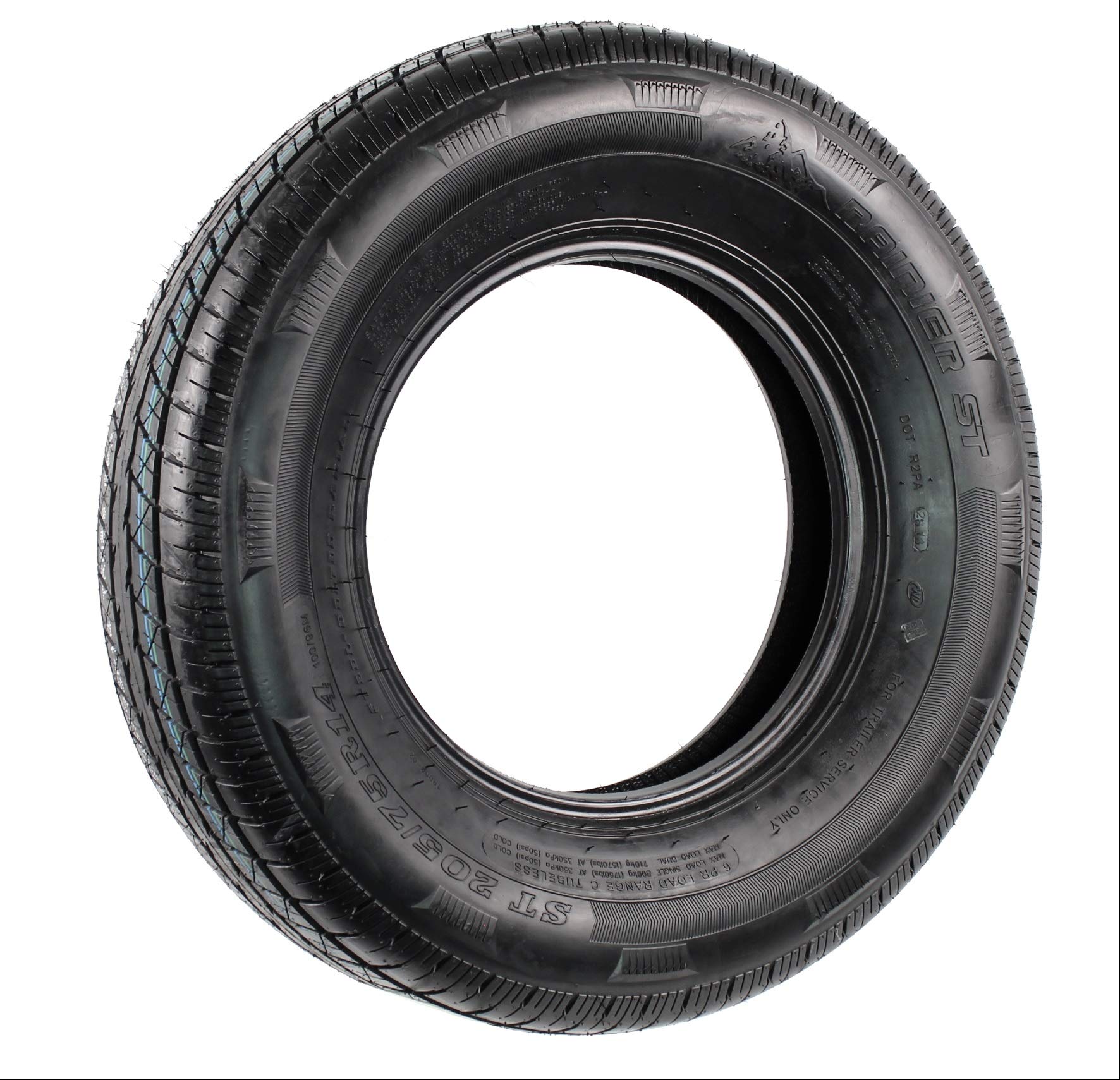 Radial Trailer Tire ST205/75R15 ST 205/75 R 15 in. Load Range C High Speed