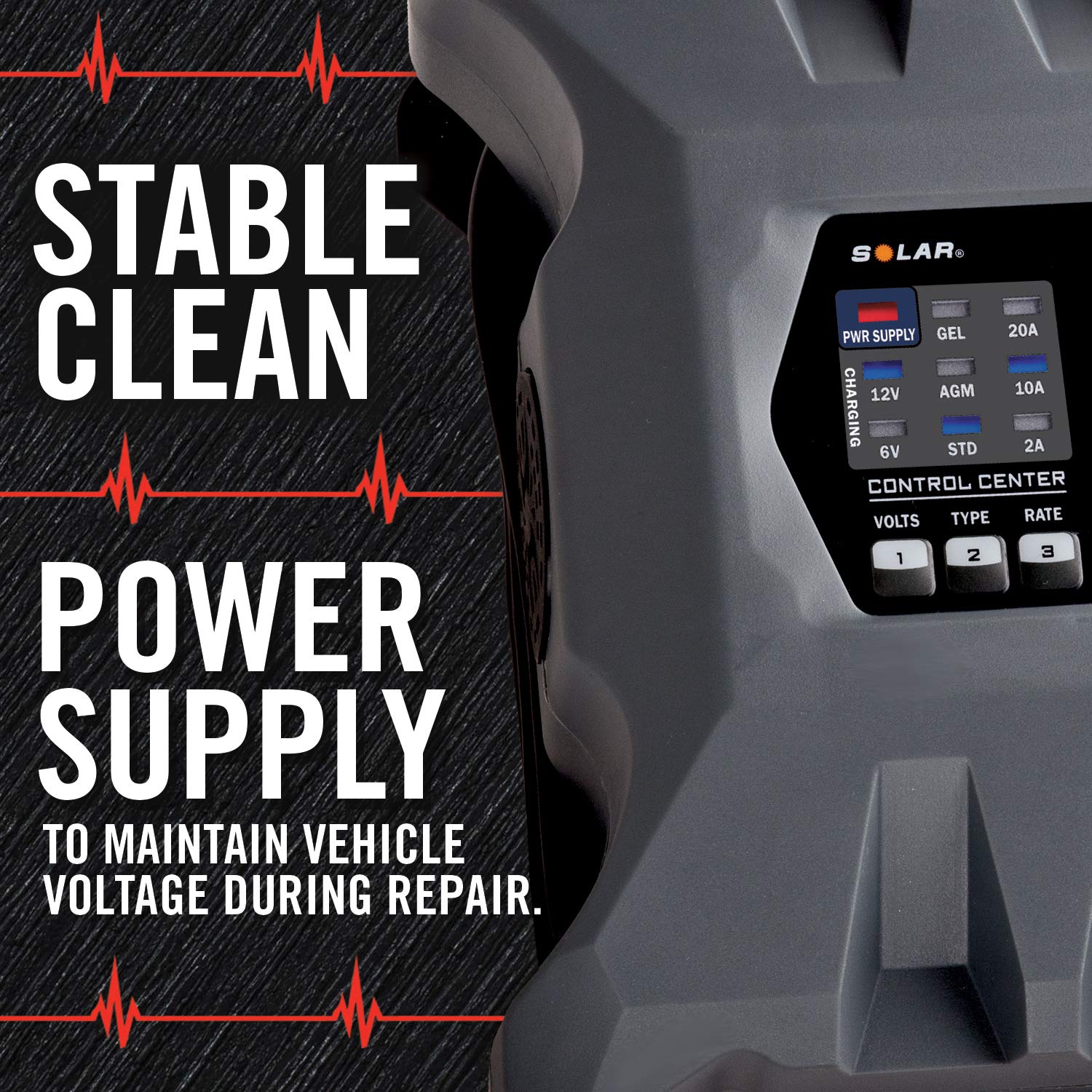 Clore Automotive PL2320 20-Amp Smart Charger, 6V/12V Battery Maintainer, Gray, One Size