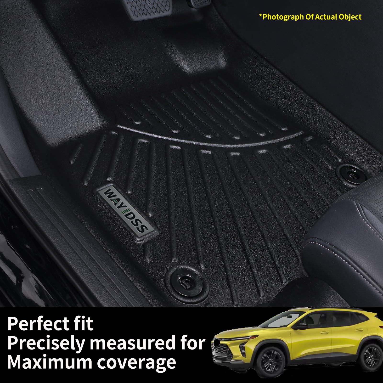 Wayidss Floor Mats 2 Row Liners Set &Cargo Liner For 2024 Chevrolet Chevy Trax