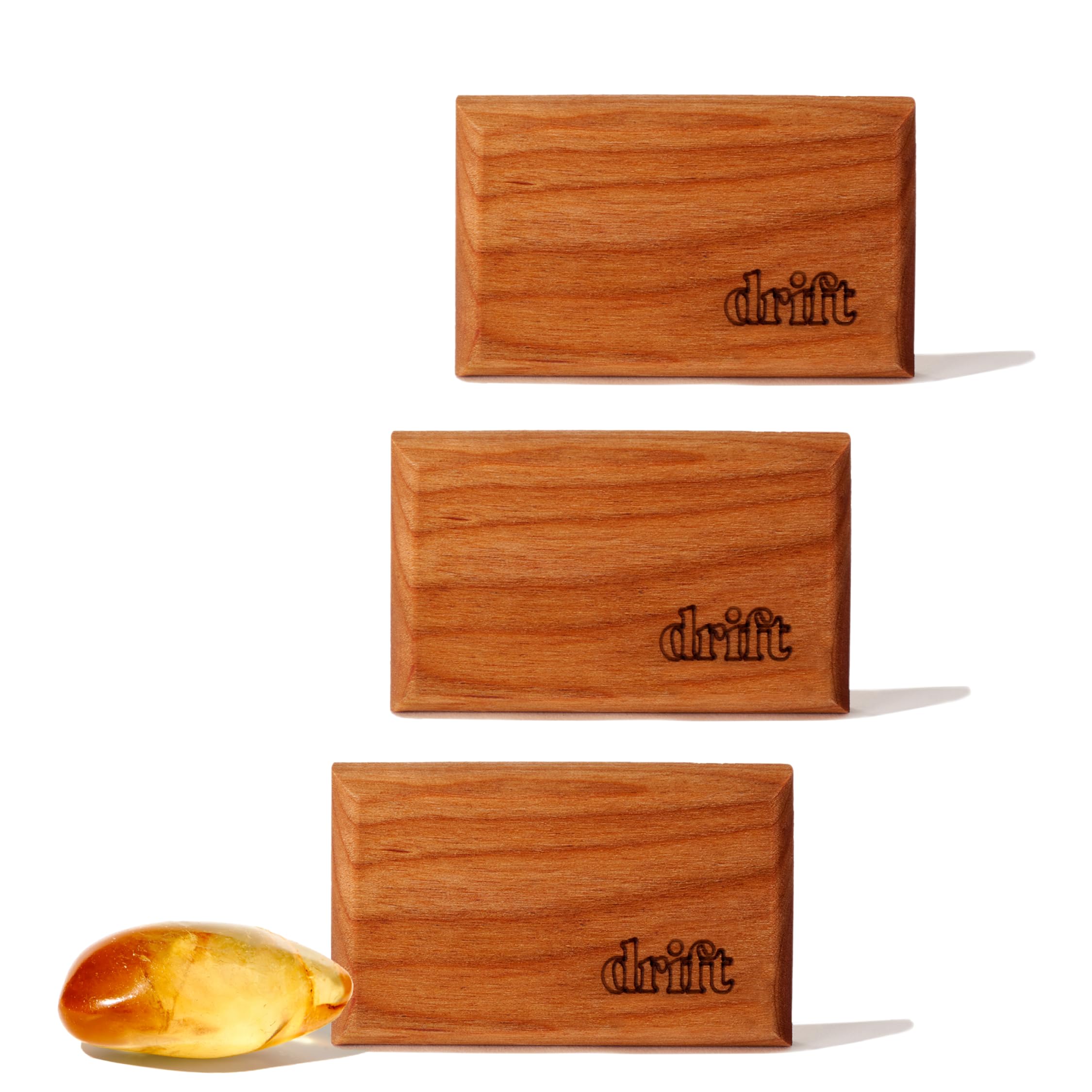 Drift Car Air Freshener - Wooden Deodorizer - Vehicle Odor Remover - Auto Scent Diffuser - Long-Lasting Car Freshening - Amber S