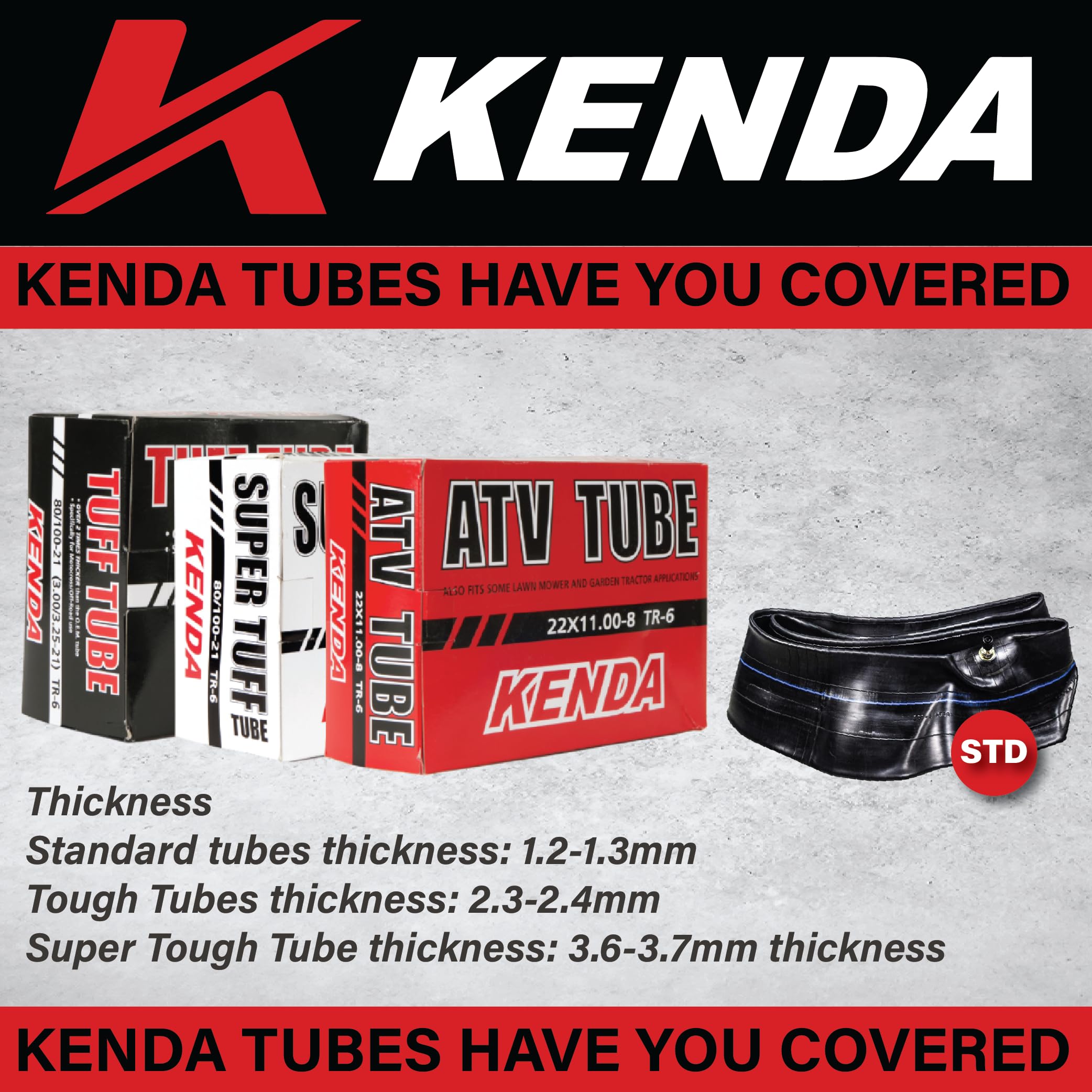 Kenda Bearclaw Ex K573-21X7-10 Front Tires For All Terrain (Atv), Utv, And Side By Side (Sxs) Vehicles With Tr-6 Inner Tubes - B
