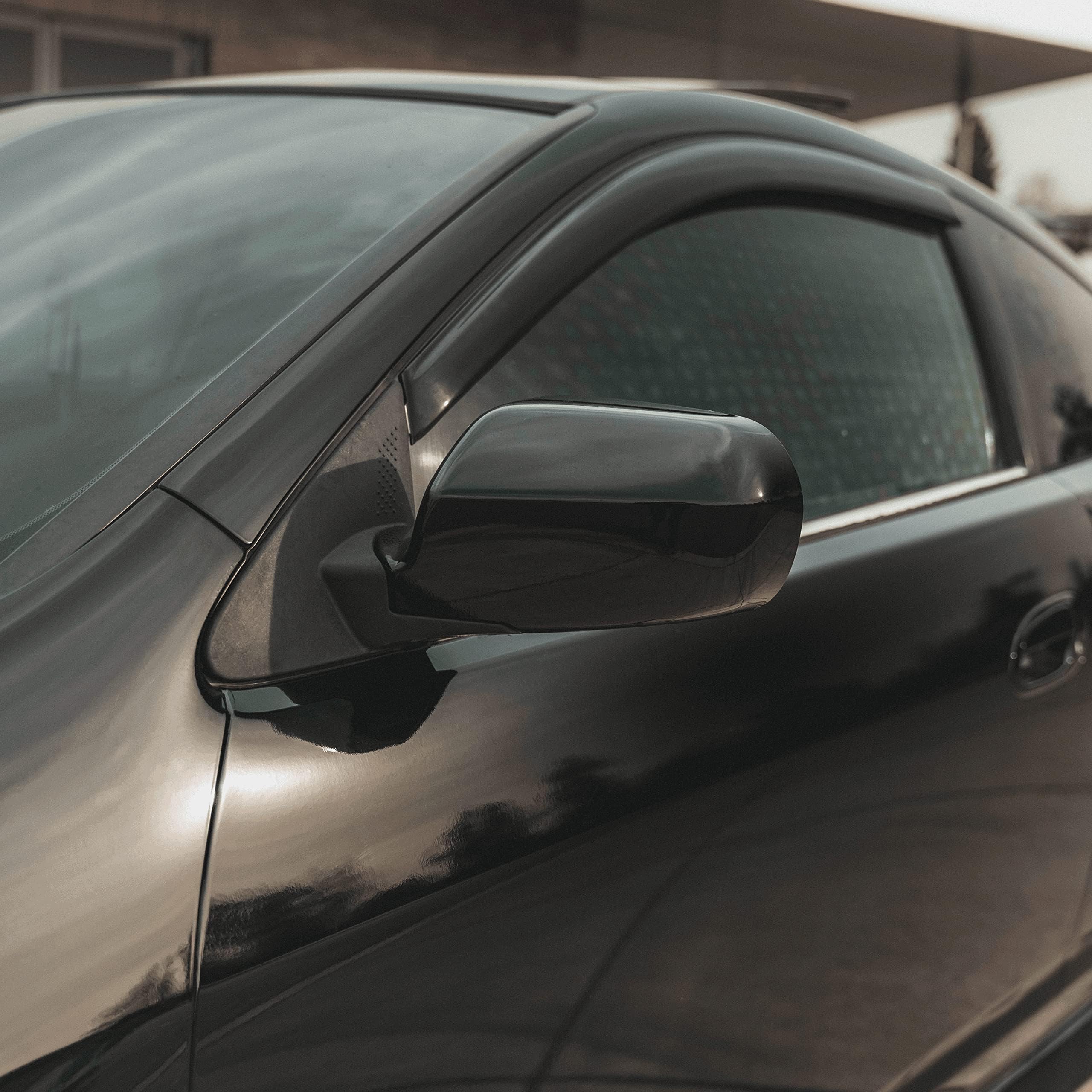 Vvivid Gloss Black Vinyl Wrap Adhesive Film 0.5Ft X 5Ft Air Release Decal Sheet