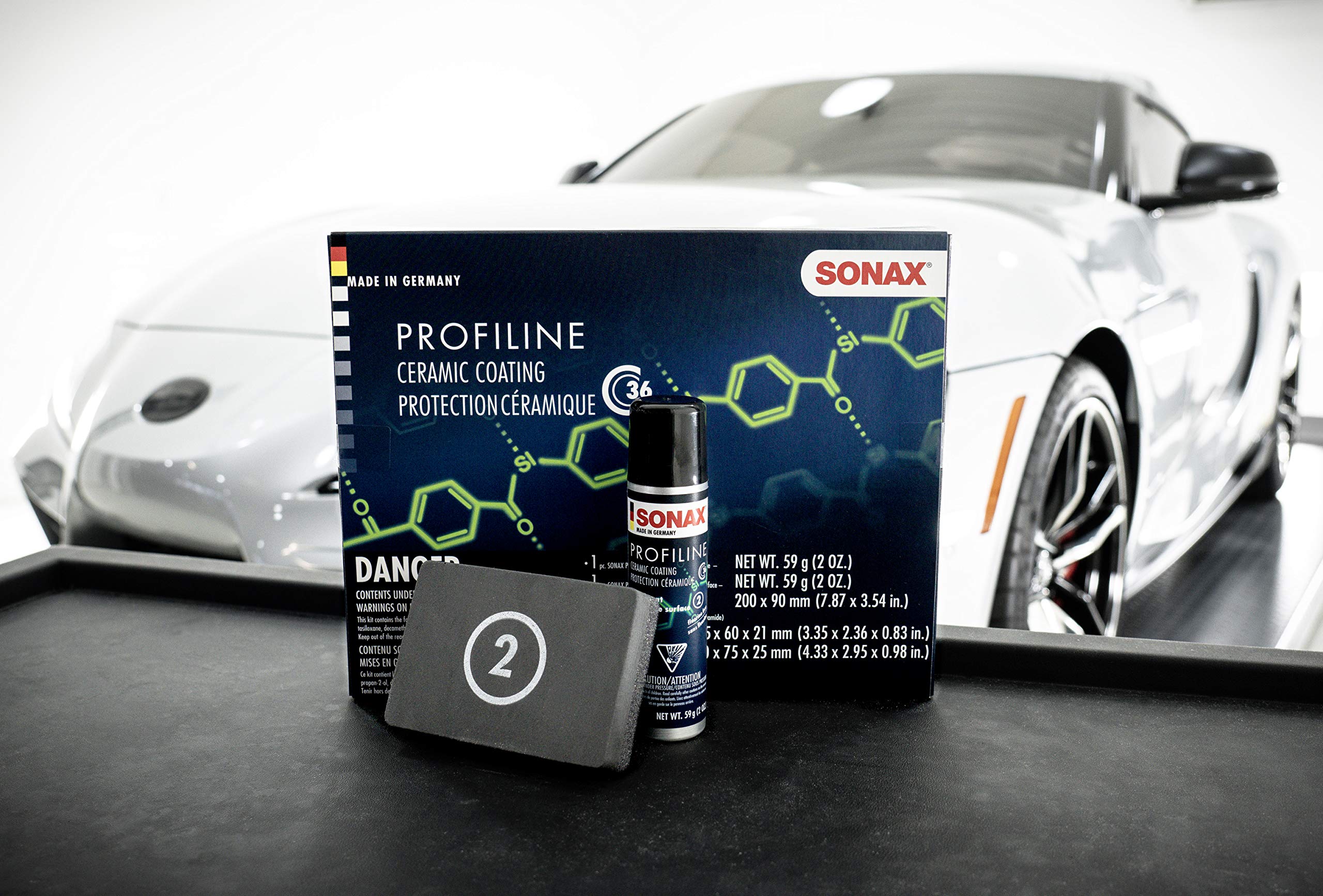 SONAX Ceramic Coating CC36, 1 Count, Black, Premium Ceramic Protection for Vehicles