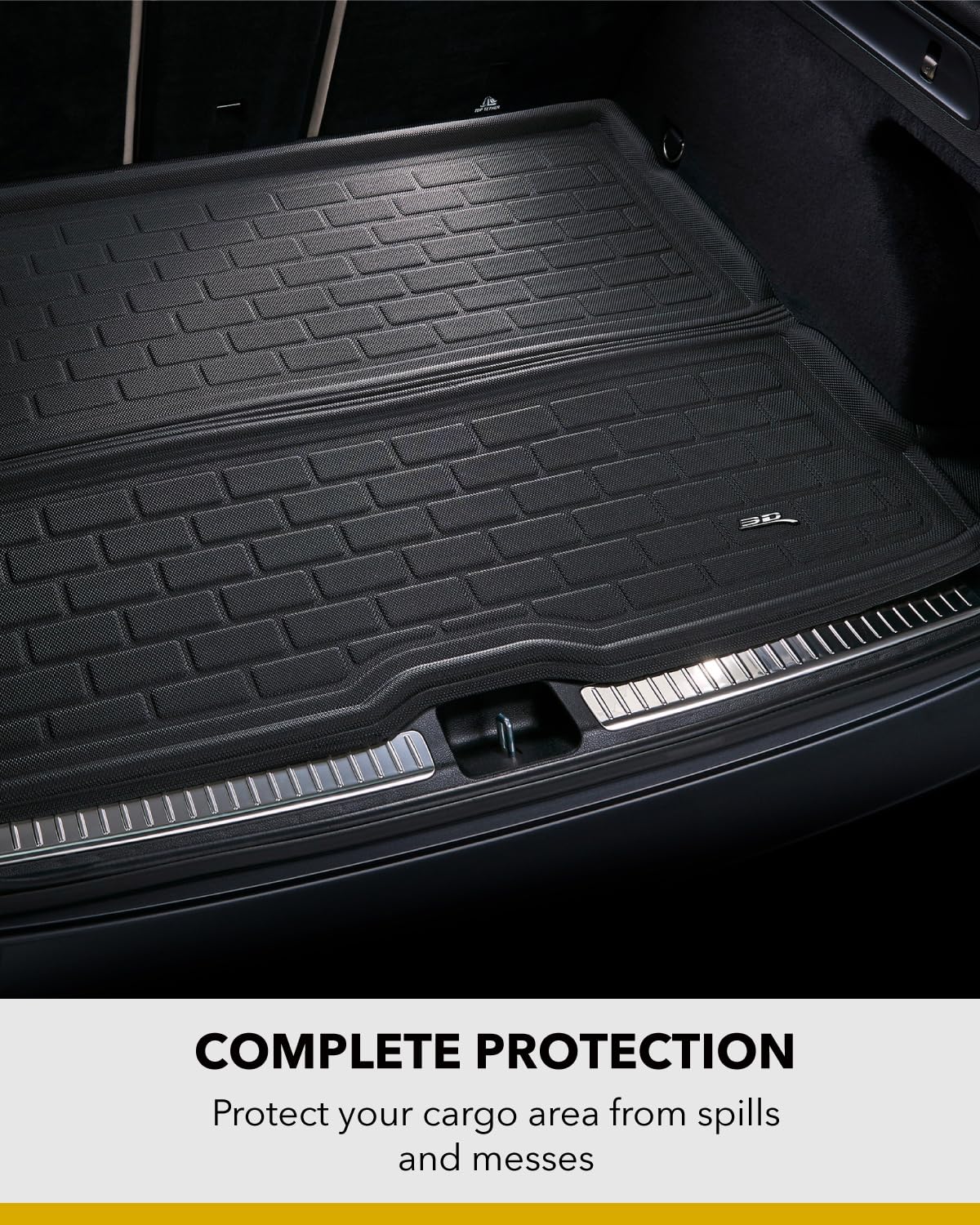 3D Maxpider Buick Encore Gx 2020-2022 Top Position Cross Fold Kagu Black Cargo Liner