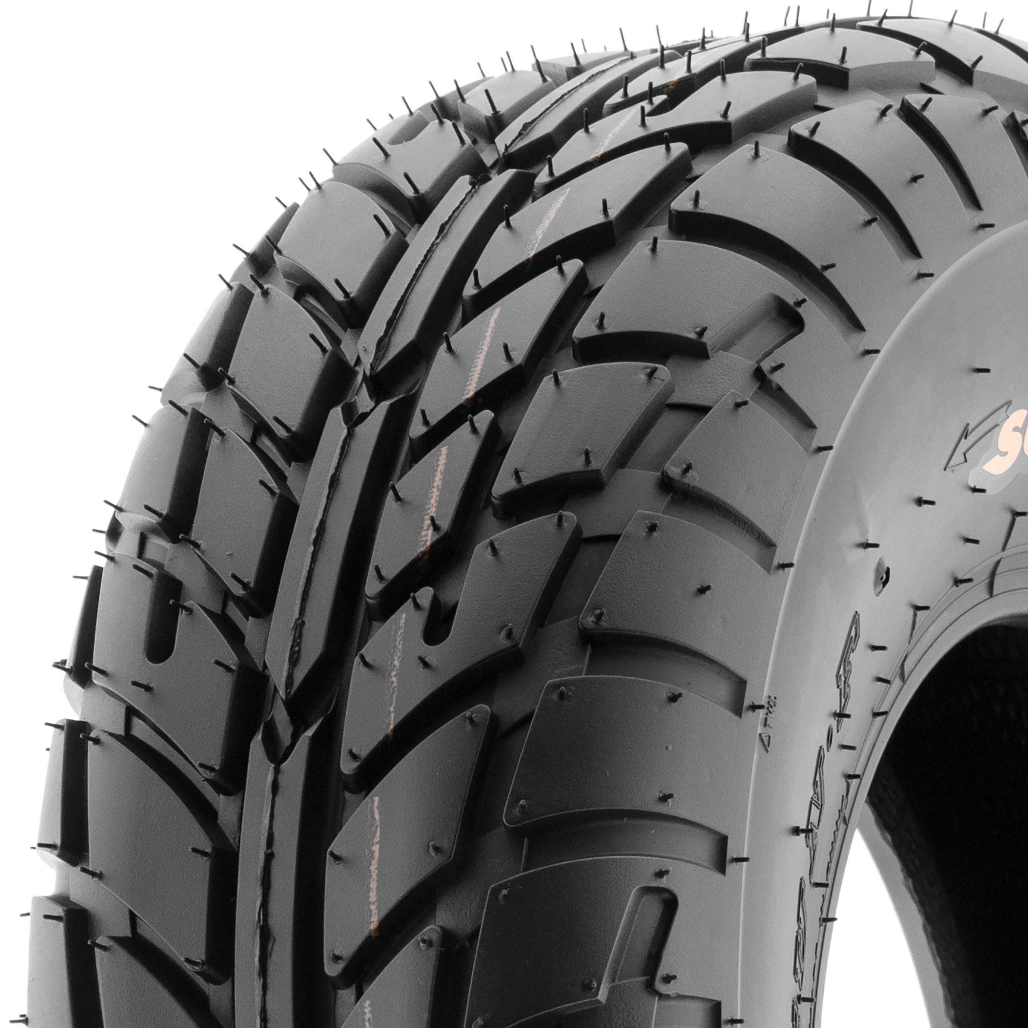 Pair of 2 SunF A021 TT Sport ATV UTV Dirt Track & Flat Track Tires 22x8-12, 6 PR, Tubeless