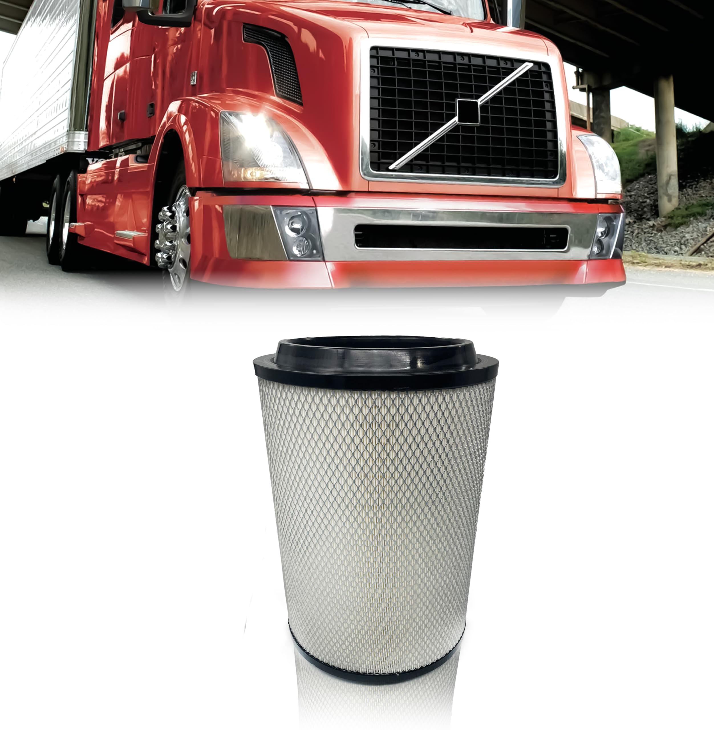Engine Air Filter For Volvo Trucks Replaces Rs4642 Af26163M Af26472M P606720