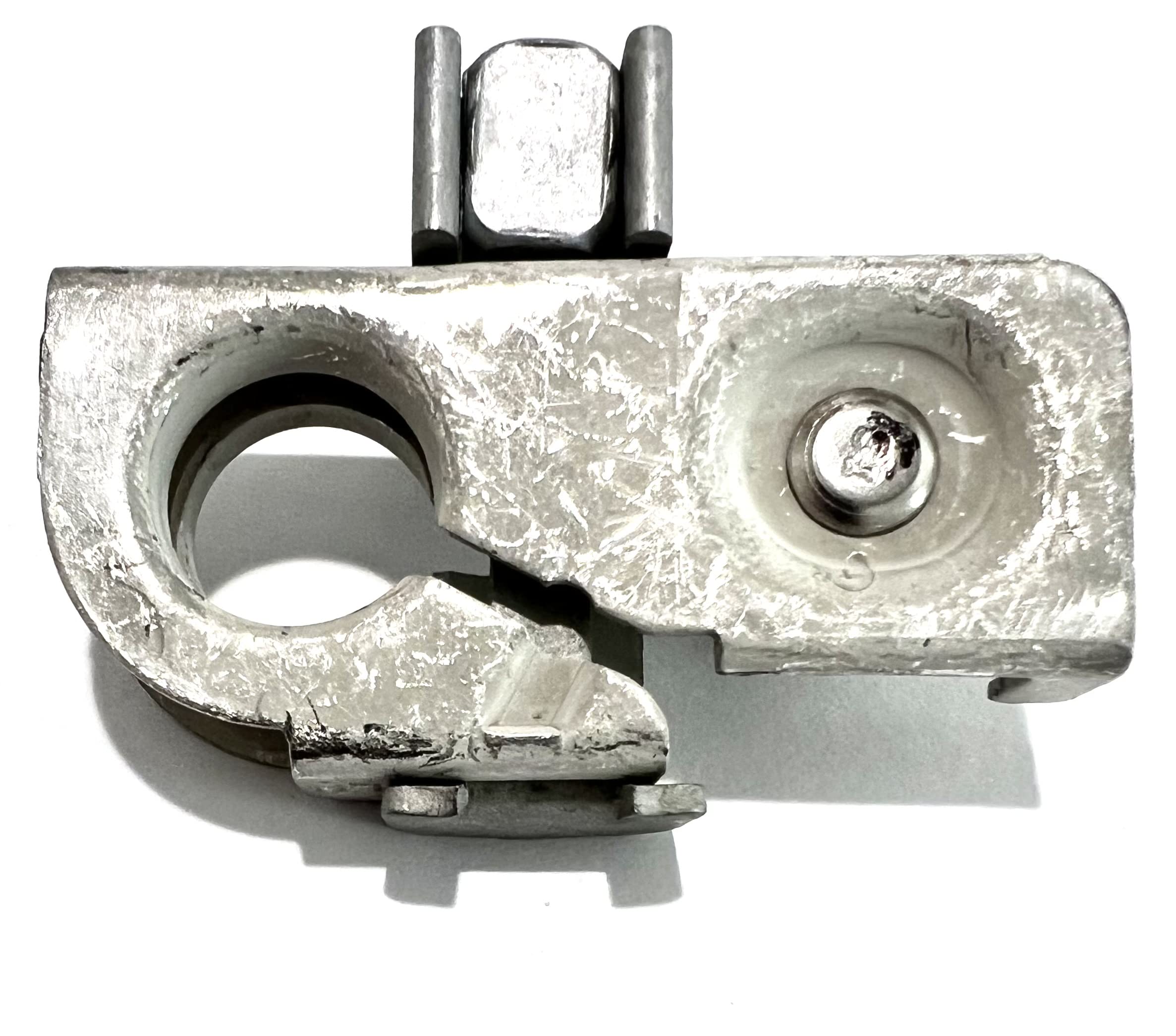 EDS 926-879 NEGATIVE Battery Terminal for Ford Vehicles - Copper Alloy, Silver, Compatible with p/n BT4Z-14450-BA