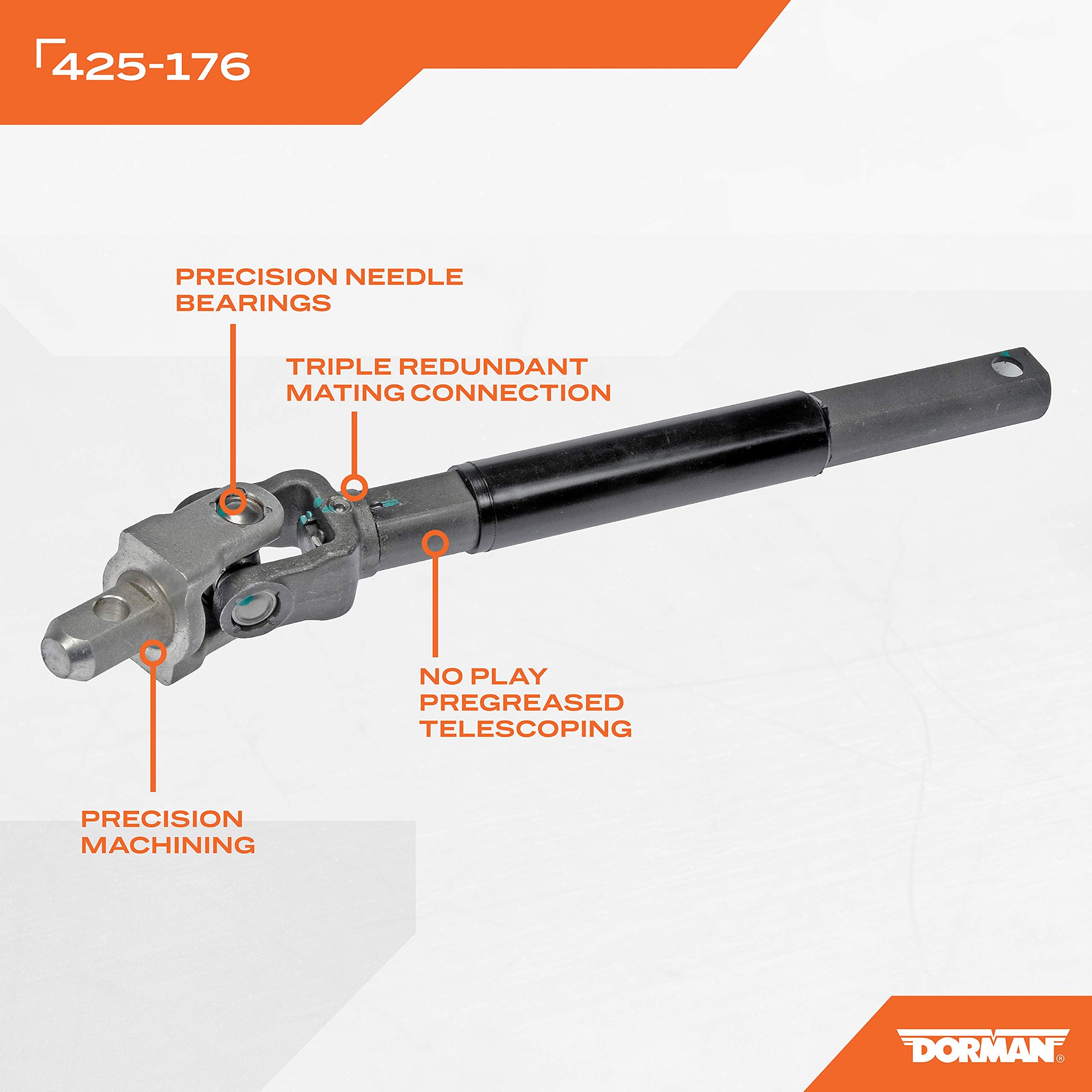 Dorman 425-176 Steering Shaft Compatible With Select Models
