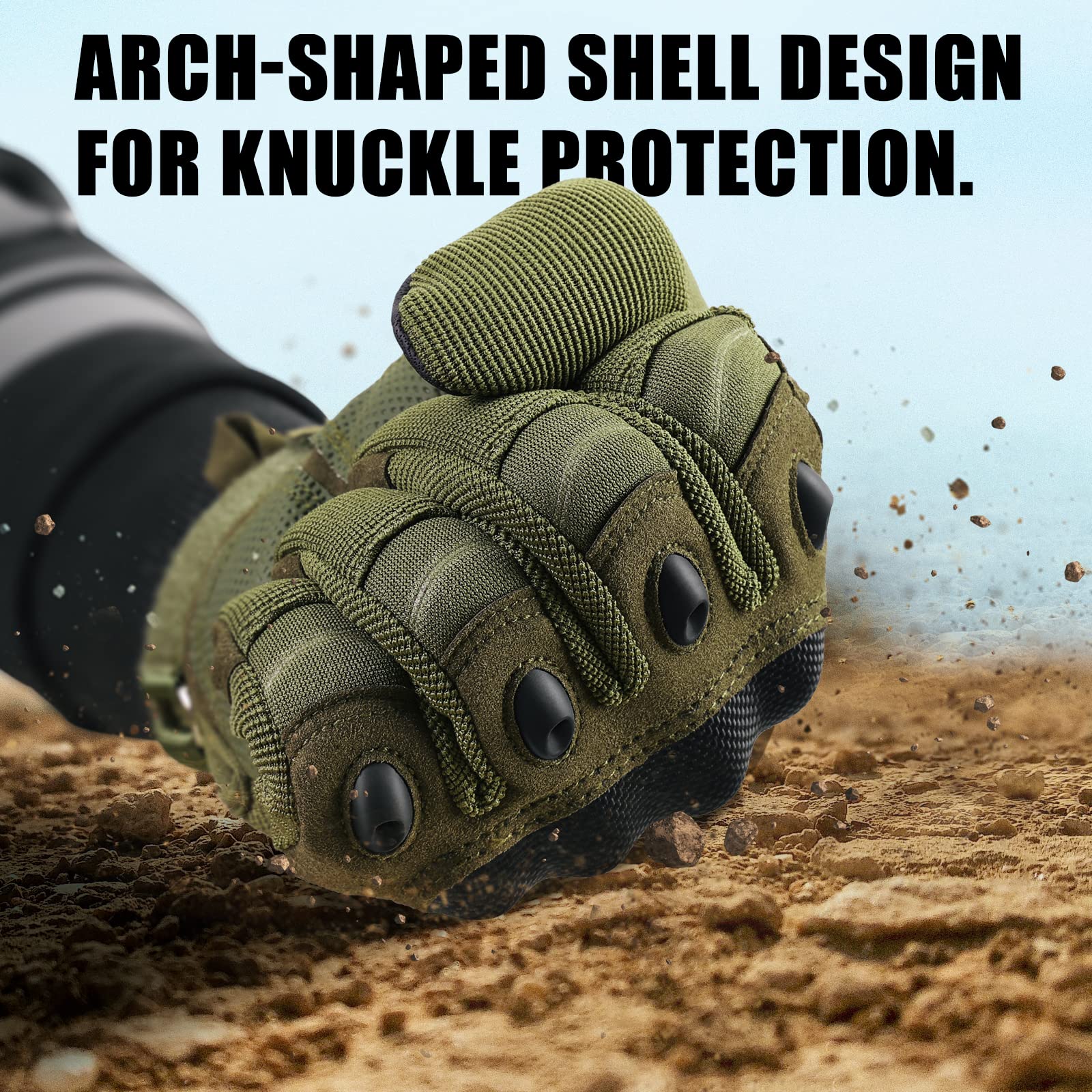 Cierto Motorcycle Gloves For Women Men: Touch Screen Tactical Glove With Full Finger Breathable Hard Knuckle And Adjustable Wris