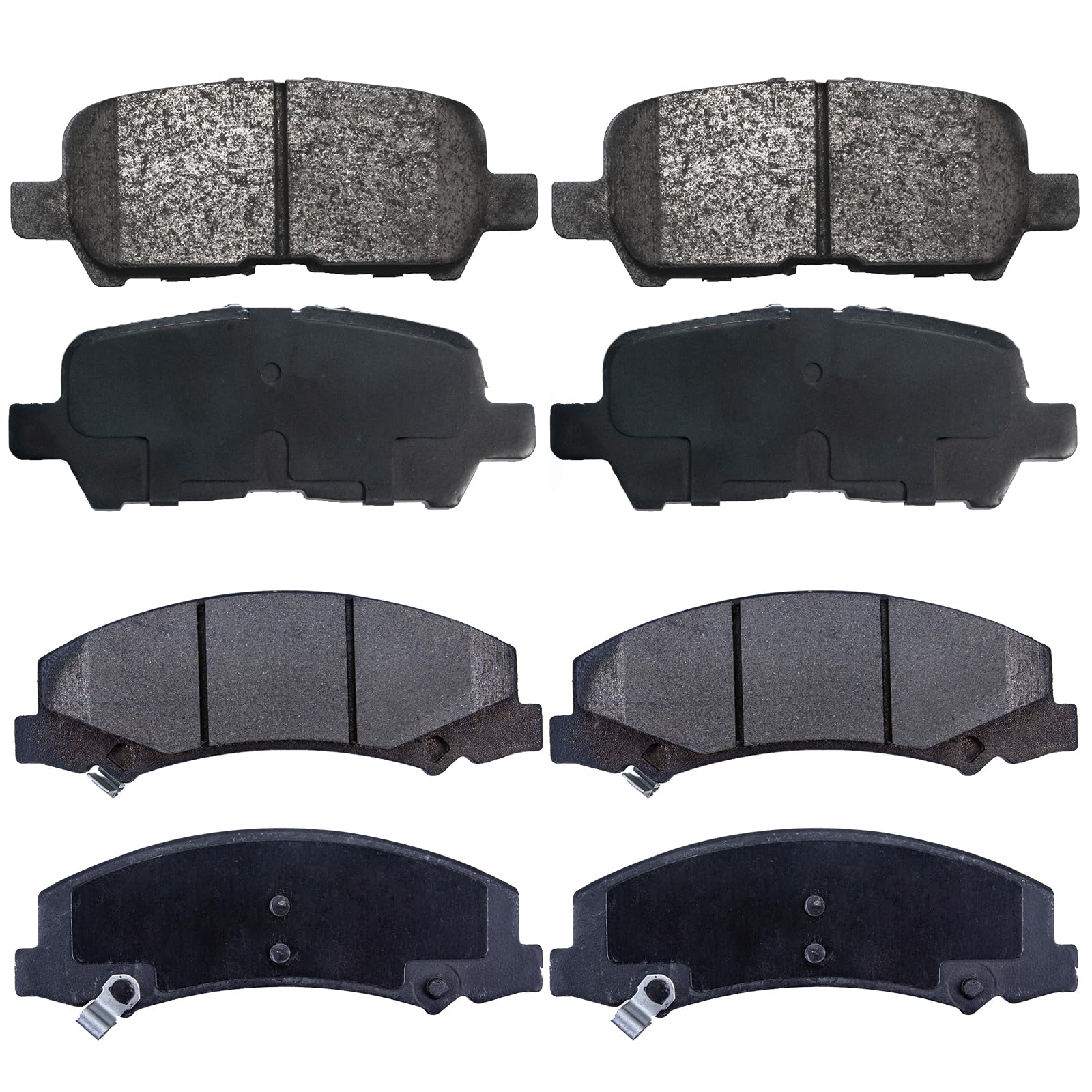 EXPPOWER D1159 D999 Brake Pads Sets-Ceramic Disc Replacement For 2011 2012 2013 Chevy Impala,2014-2016 Chevrolet Impala Limited,