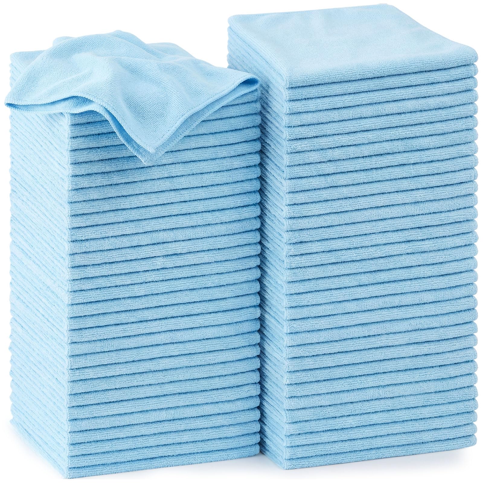 Nuenen Cleaning Cloths for Cars 16 x 16 Inch Ultra Absorbent Towels Drying Microfiber Reusable Cleaning Supplies House Kitchen W