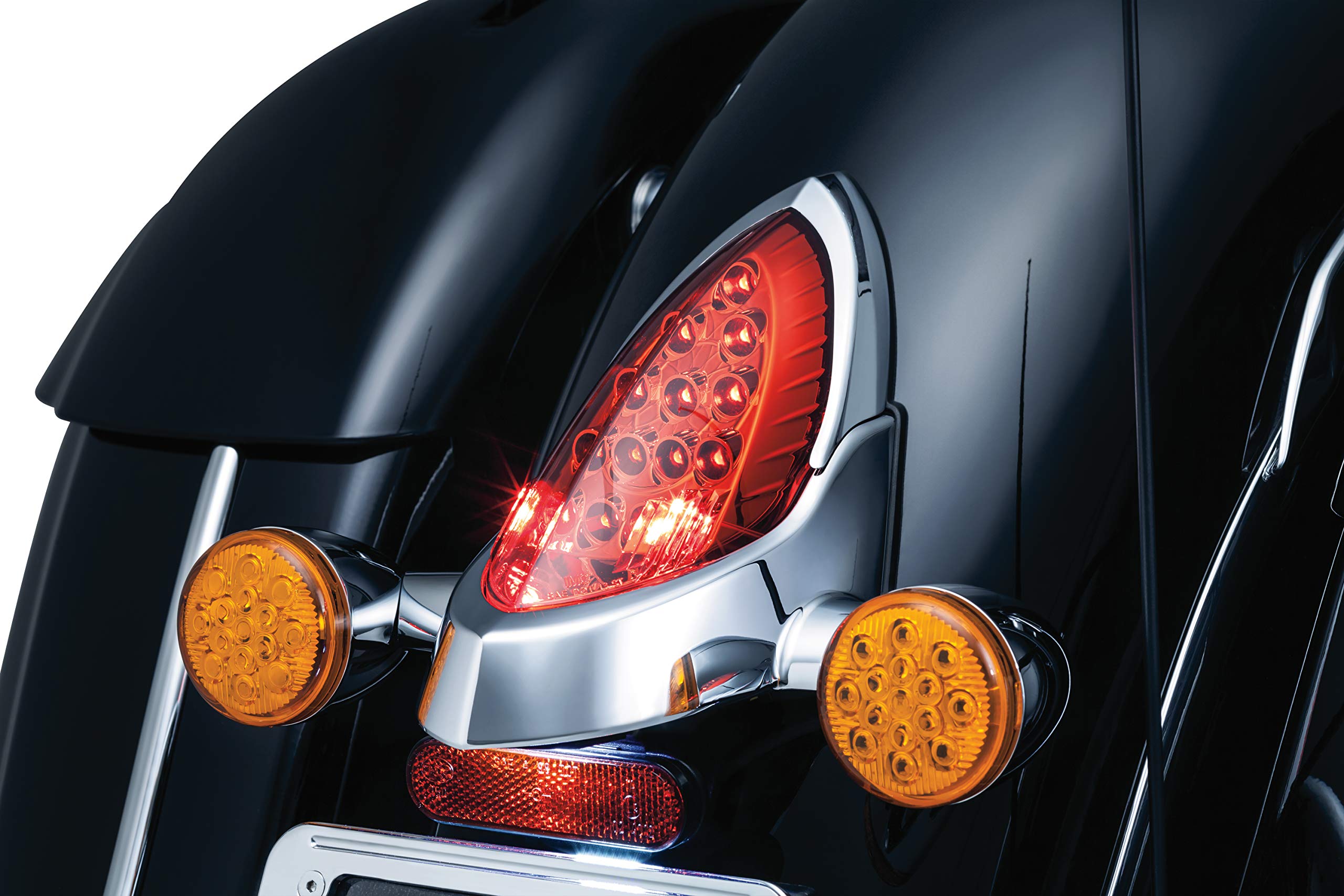 Kuryakyn 7697 Tail Light Top Trim