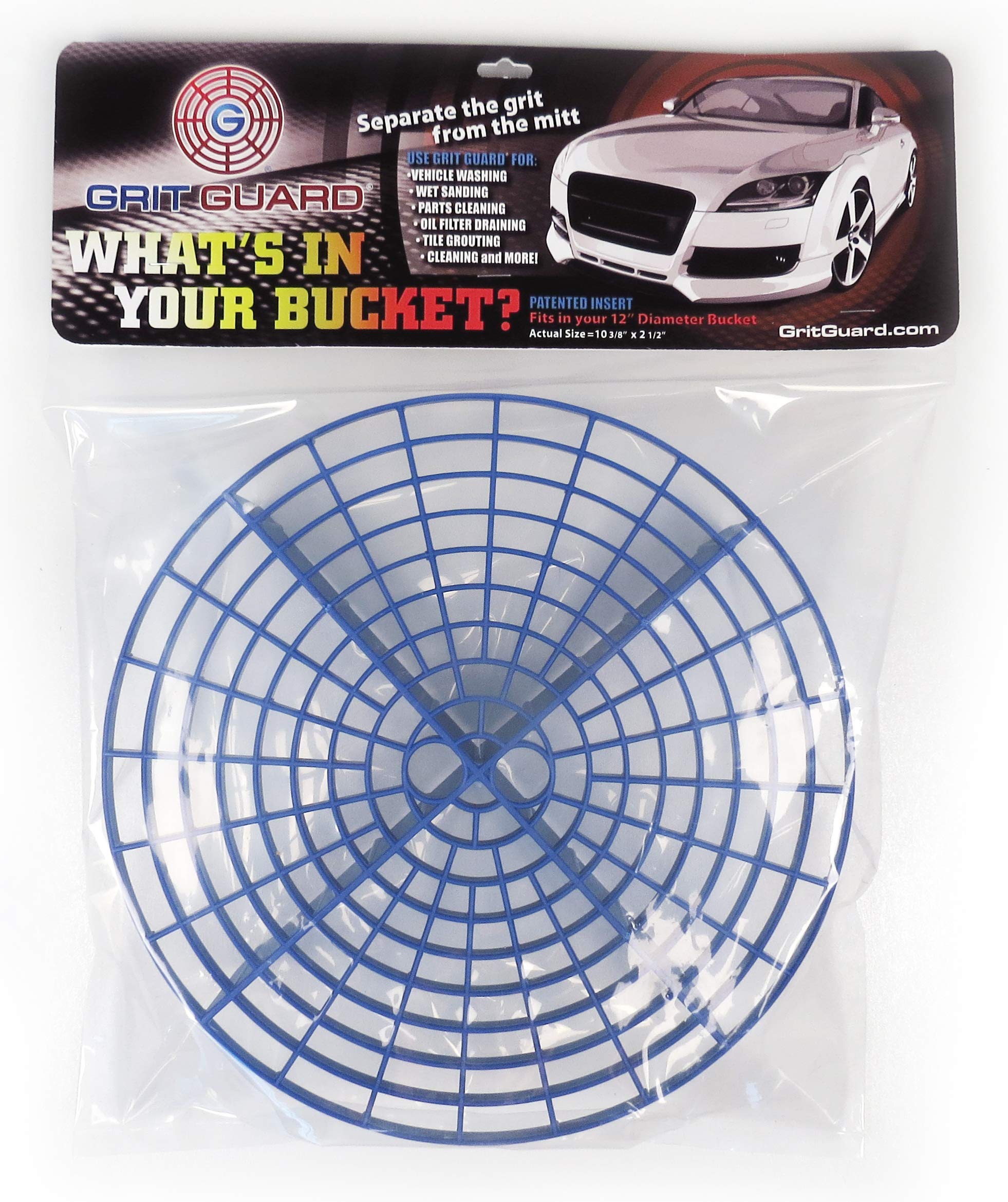 Grit Guard The Insert - Fits 12 inch Diameter Bucket, Red (Blue)