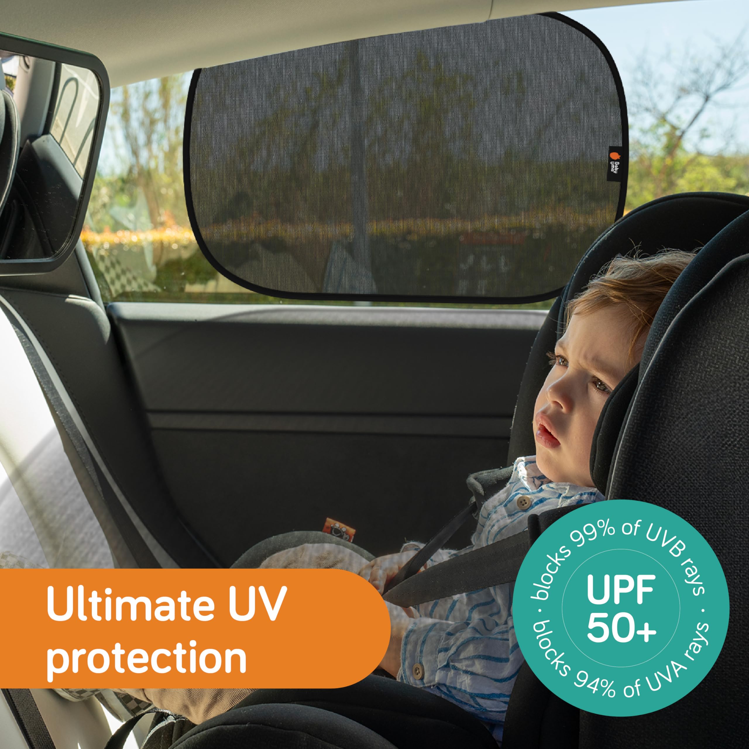 Baby Uma Car Window Shades (2 Pack) - 18.9    12''