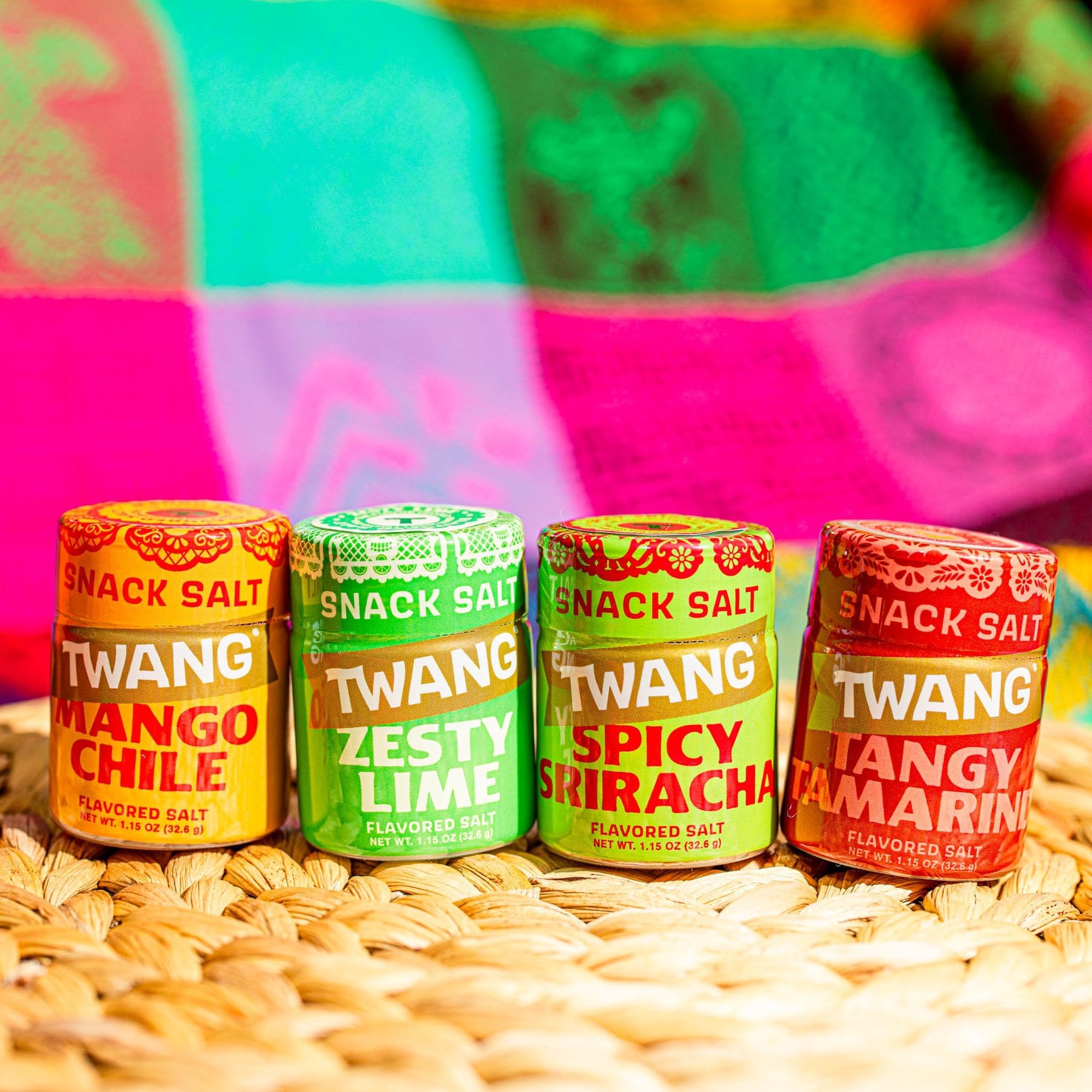 Twang Lime Seasoning Salt Snack Topping, 1.15-Ounce Shaker, Pack of 10