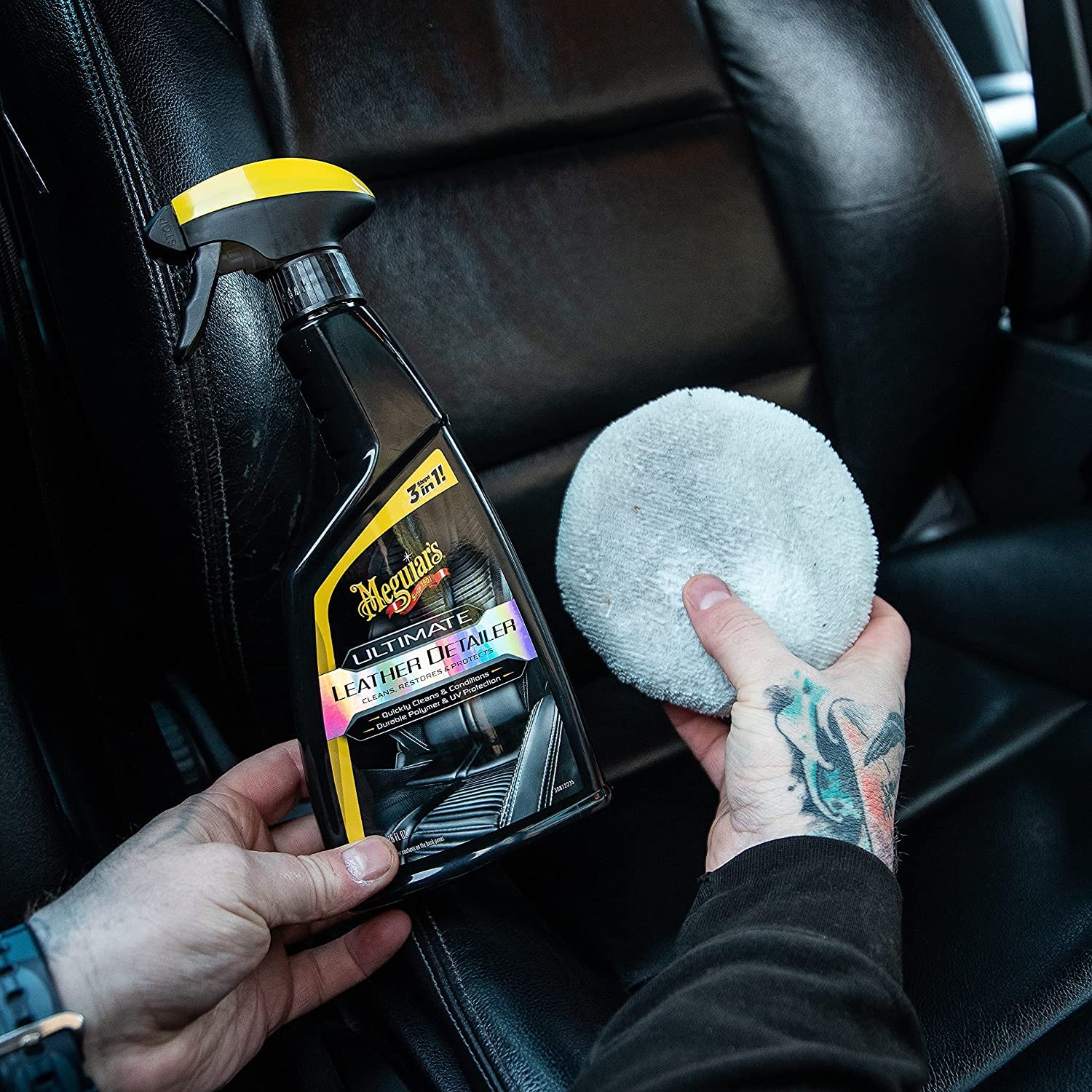 Meguiar'S G201316 Ultimate Leather Detailer - 16 Oz Spray Bottle