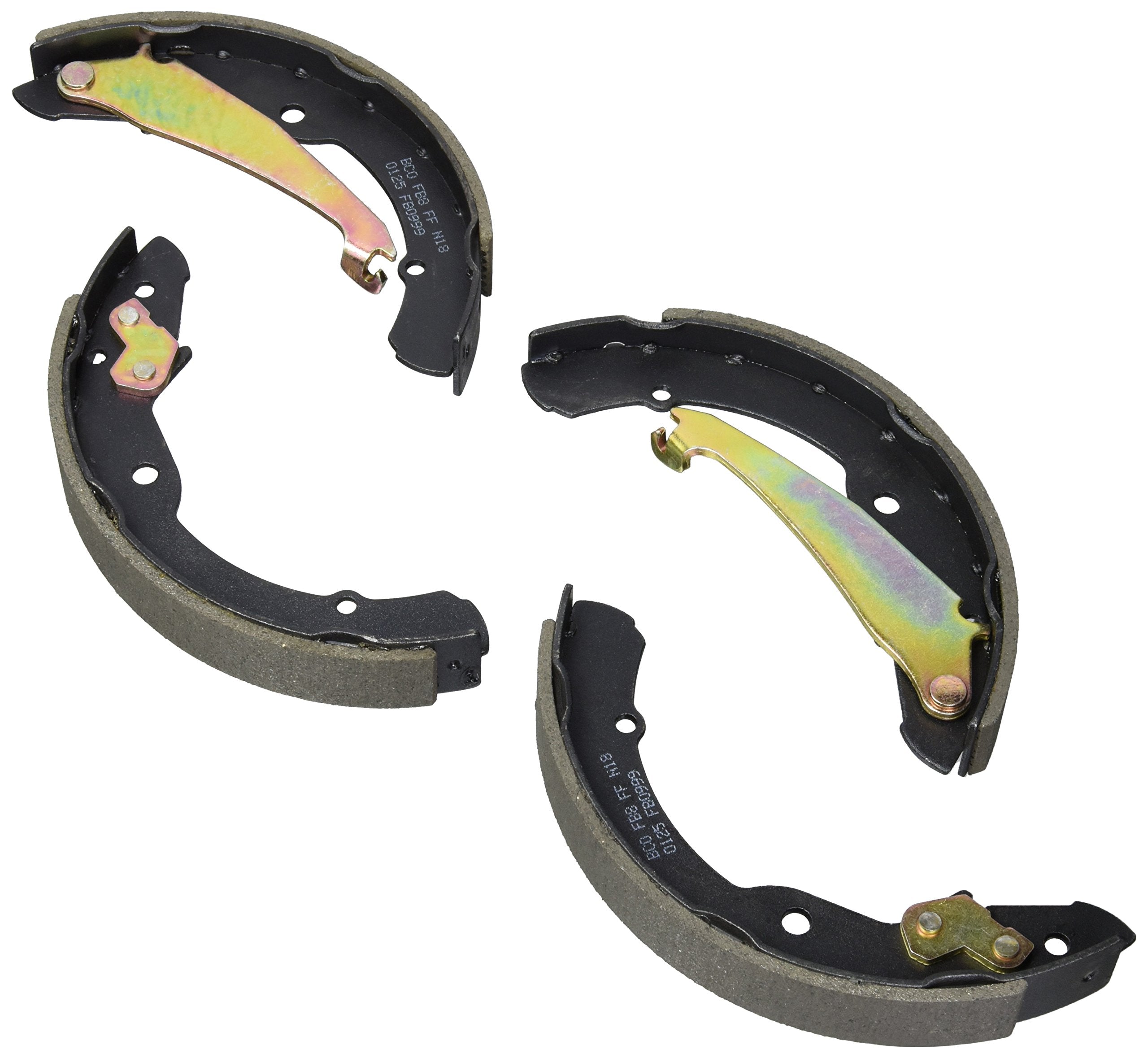 BOSCH BS999 Blue Drum Brake Shoe Set - Compatible With Select Volkswagen Jetta; REAR