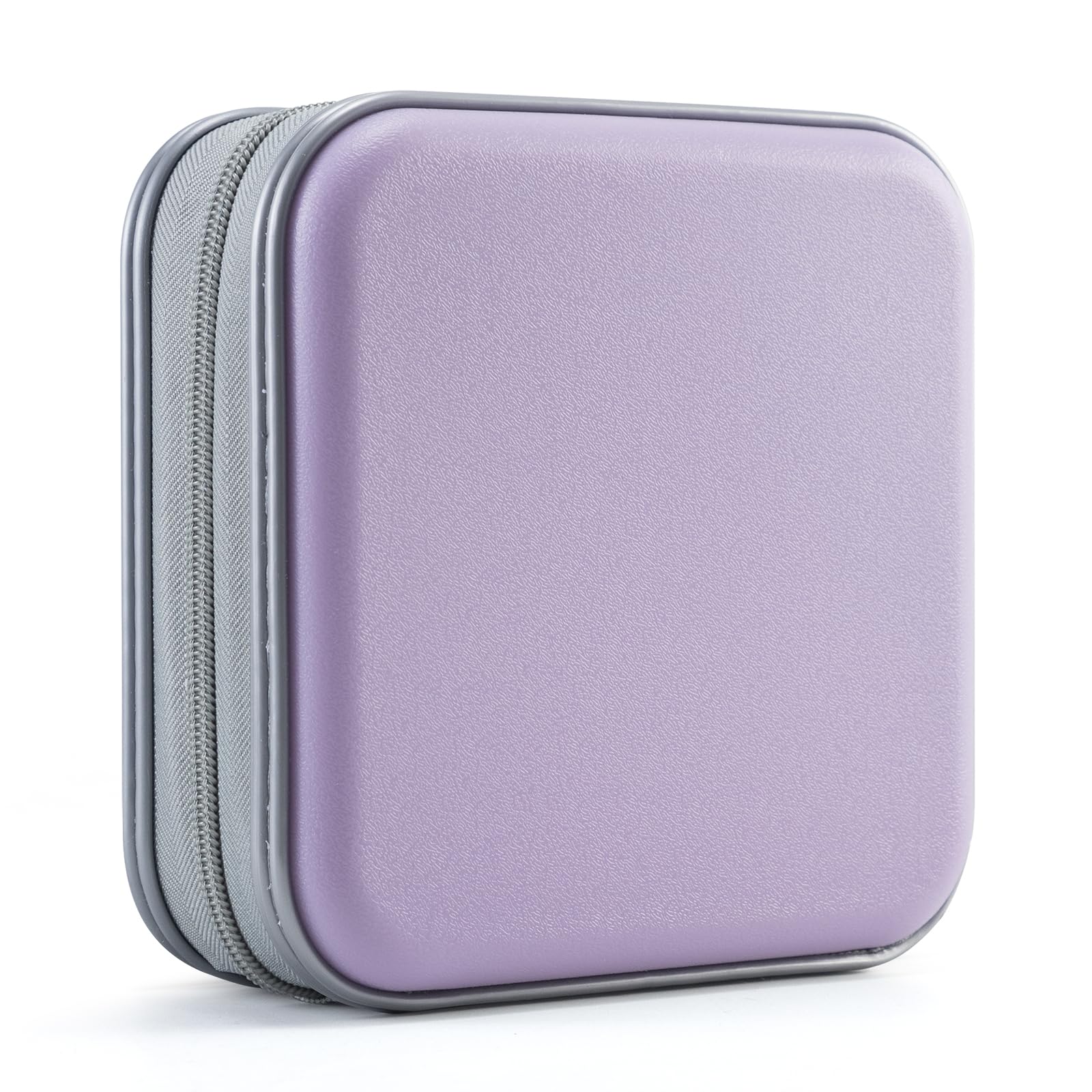 Uentip Cd Case For Car,48 Capacity Dvd Case Portable Zipper Cd Case Holder Large Storage Cd Wallet Cd Organizer Home Travel (Lav