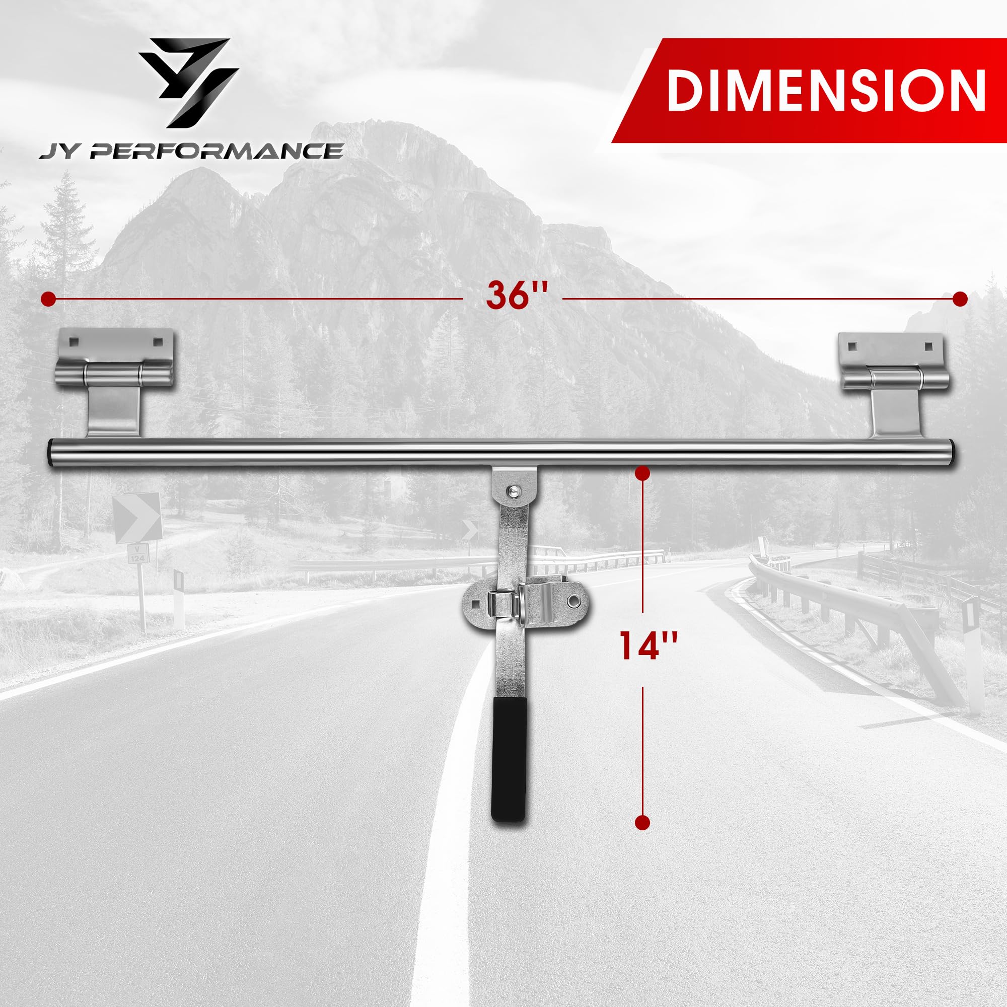 JY PERFORMANCE 45'' Cam Bar Lock Assembly Side Door Enclosed Trailer