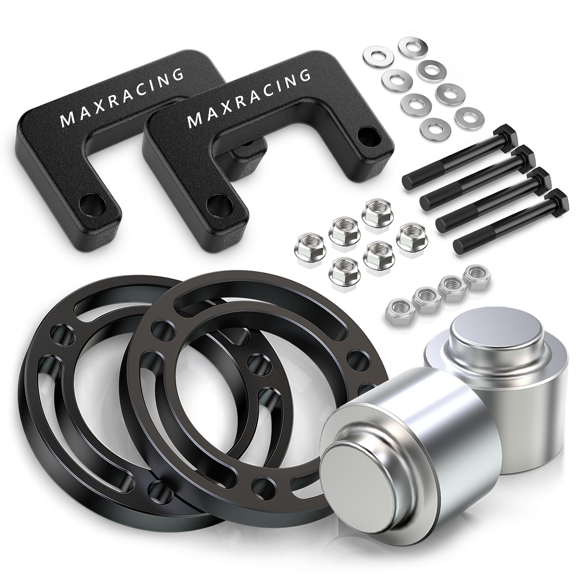 Maxracing 3'' Front + 2.5'' Rear Leveling Lift Kit Compatible With 2007-2020 Chevy Tahoe | 2007-2020 Chevy Suburban 1500 | 2007-