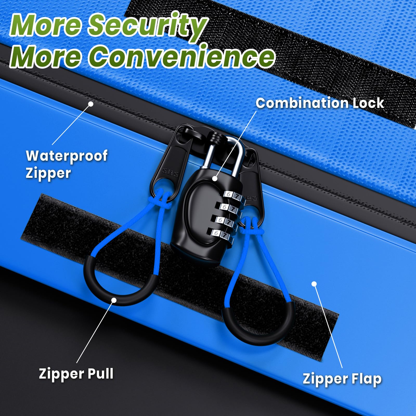 APTY 21 Cubic Feet Car Rooftop Cargo Bag Carrier, Soft Roof Top Luggage Bag for All Vechicles with/Without Racks - with Waterpro