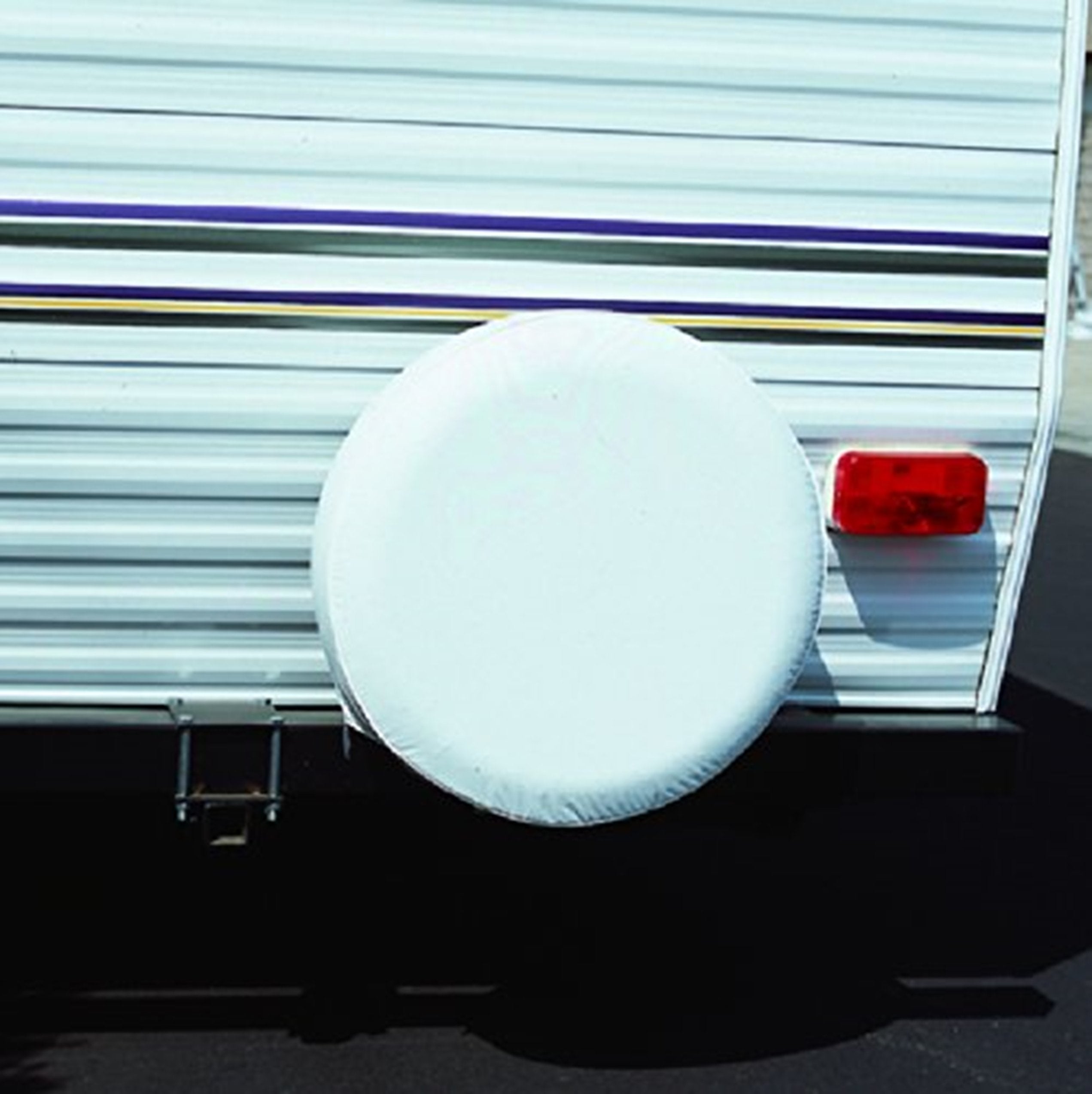 ADCO 1754 Polar White Vinyl Spare Tire Cover E (Fits 29 '' Diameter Wheel)