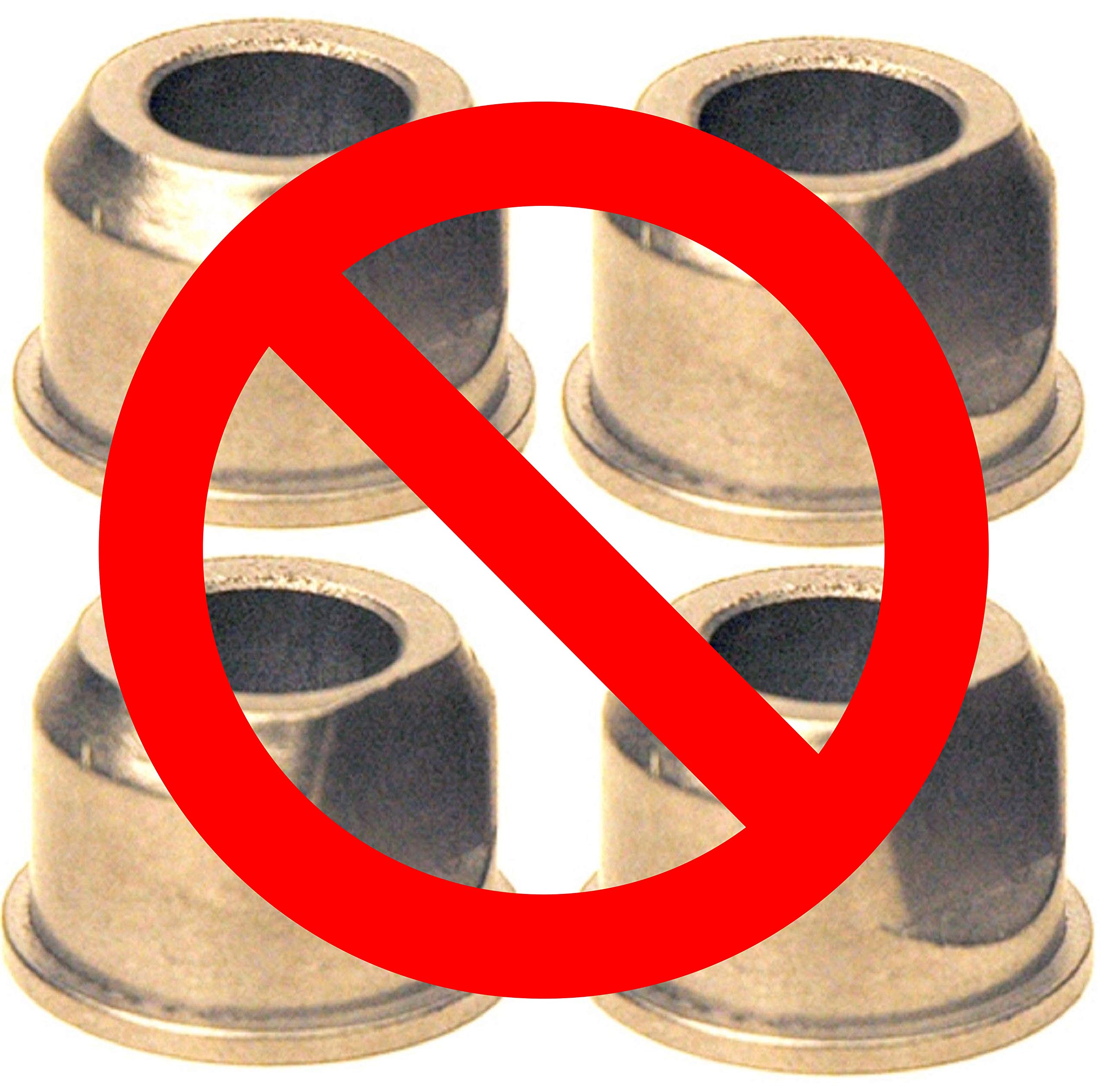 Hd Switch - 4 Pack - 9040H - 9040-H Front Wheel Bushing To Bearing Conversion Kit Replaces Craftsman, Sears, Ayp, Poulan, Husqva